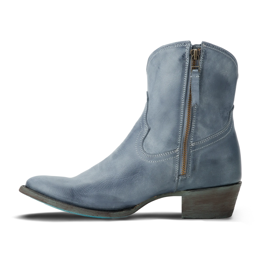 Plain Jane Bootie - Washed Denim
