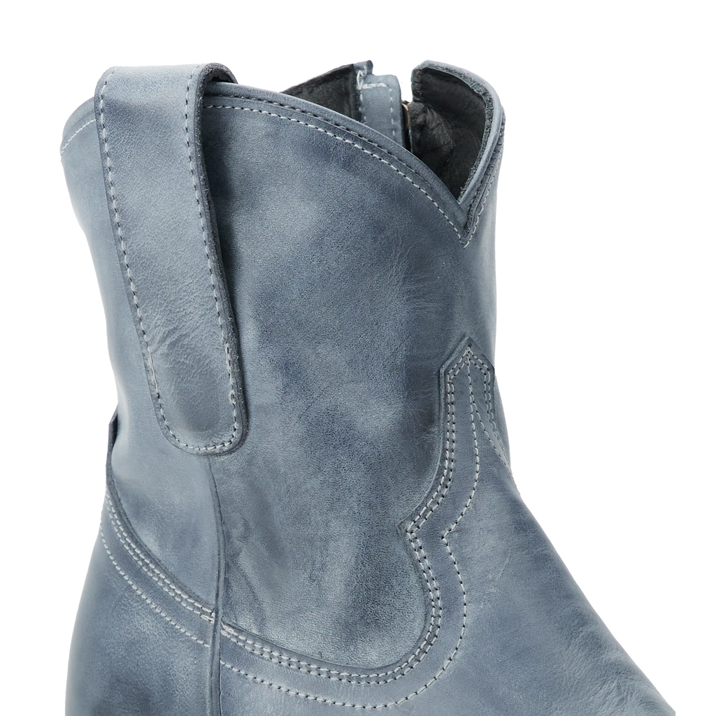 Plain Jane Bootie - Washed Denim