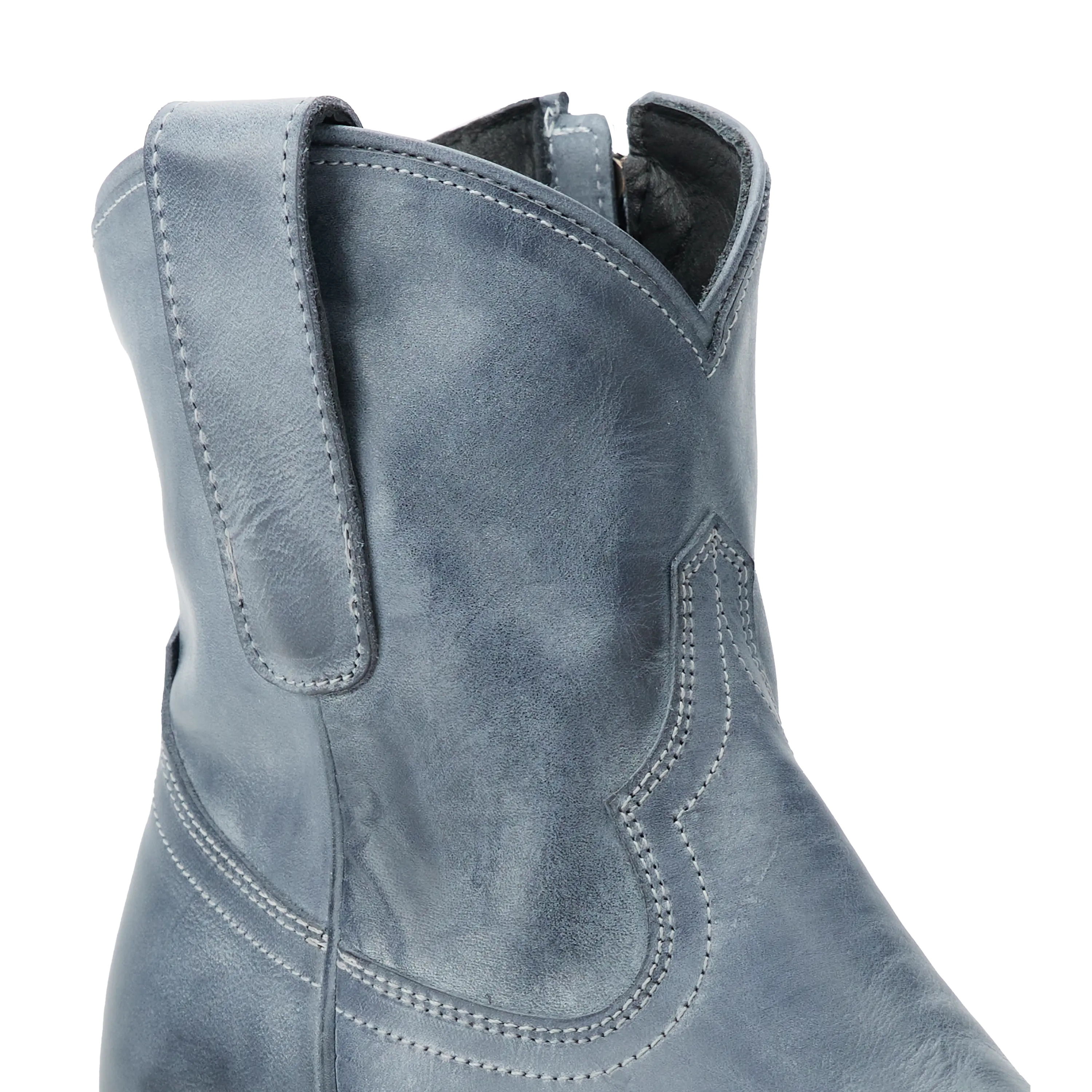 Plain Jane Bootie - Washed Denim