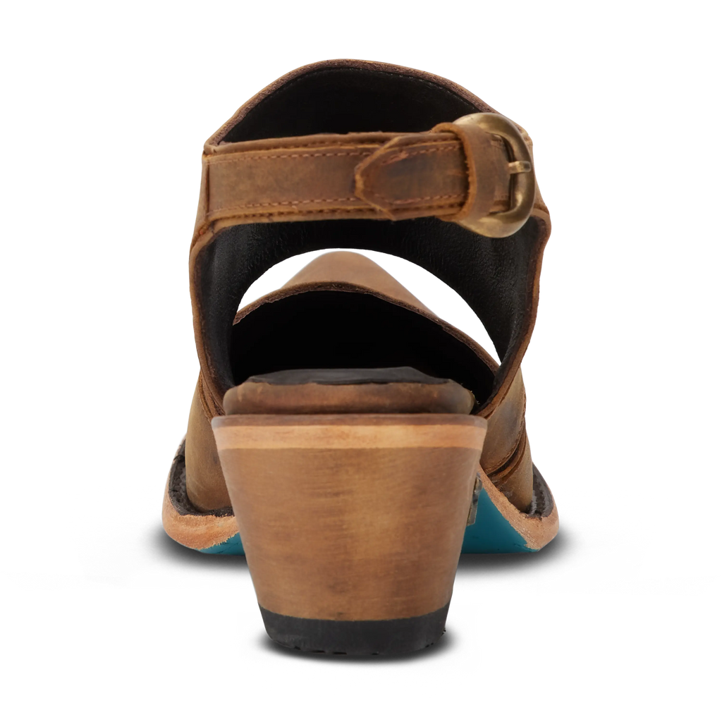 Plain Jane Slingback Mule - Burnt Caramel