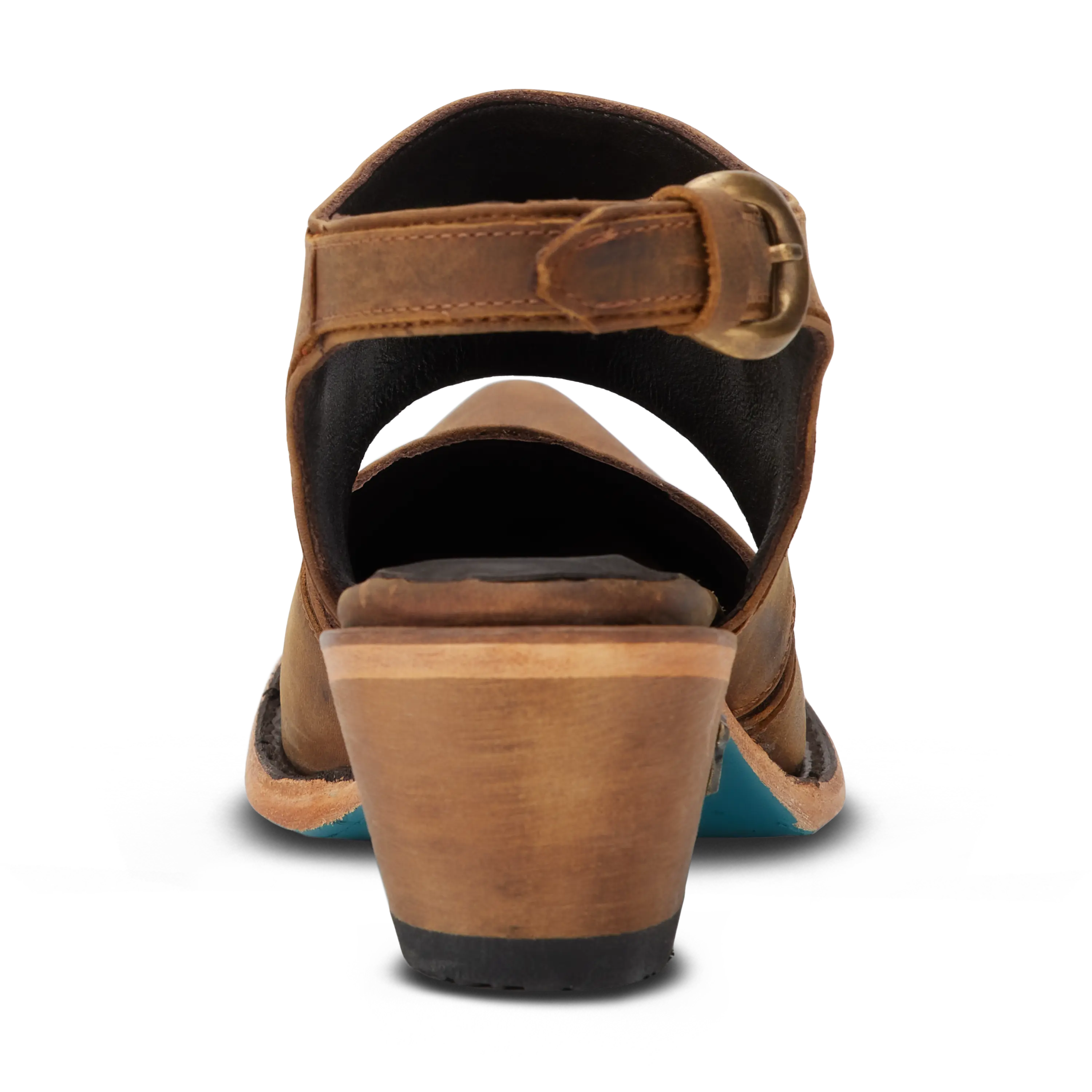 Plain Jane Slingback Mule - Burnt Caramel