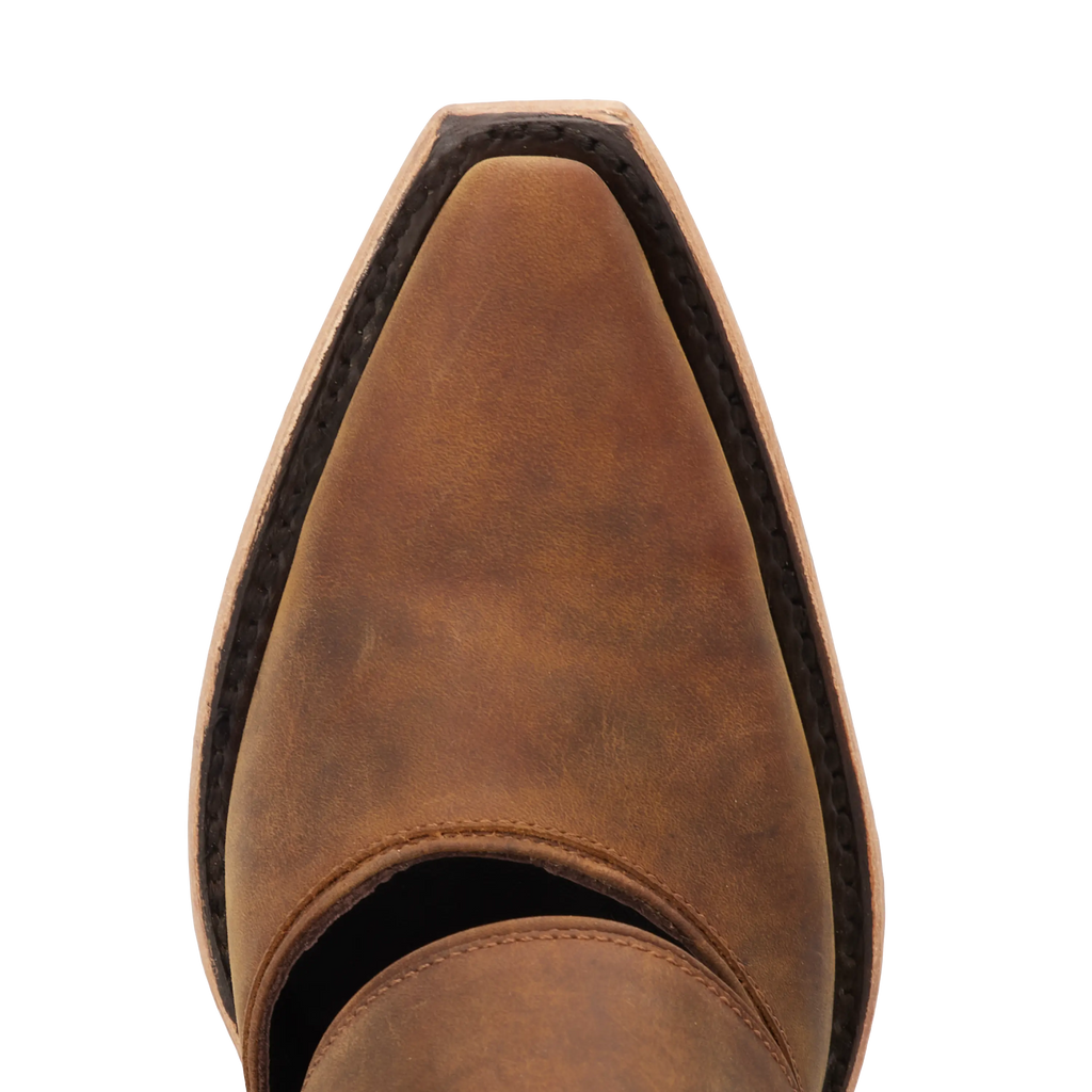 Plain Jane Slingback Mule - Burnt Caramel