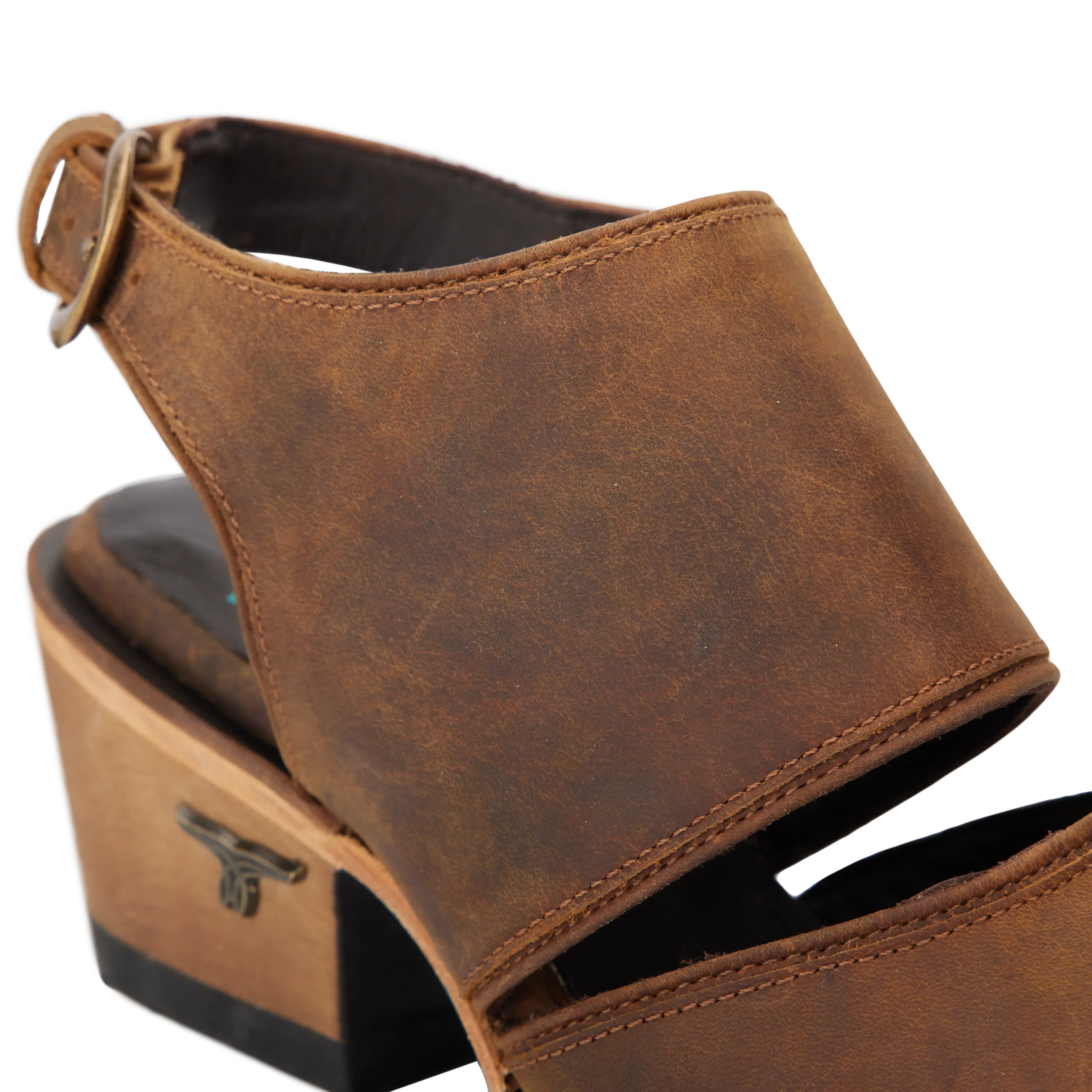 Plain Jane Slingback Mule - Burnt Caramel