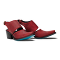 Plain Jane Slingback Mule - Smoldering Ruby