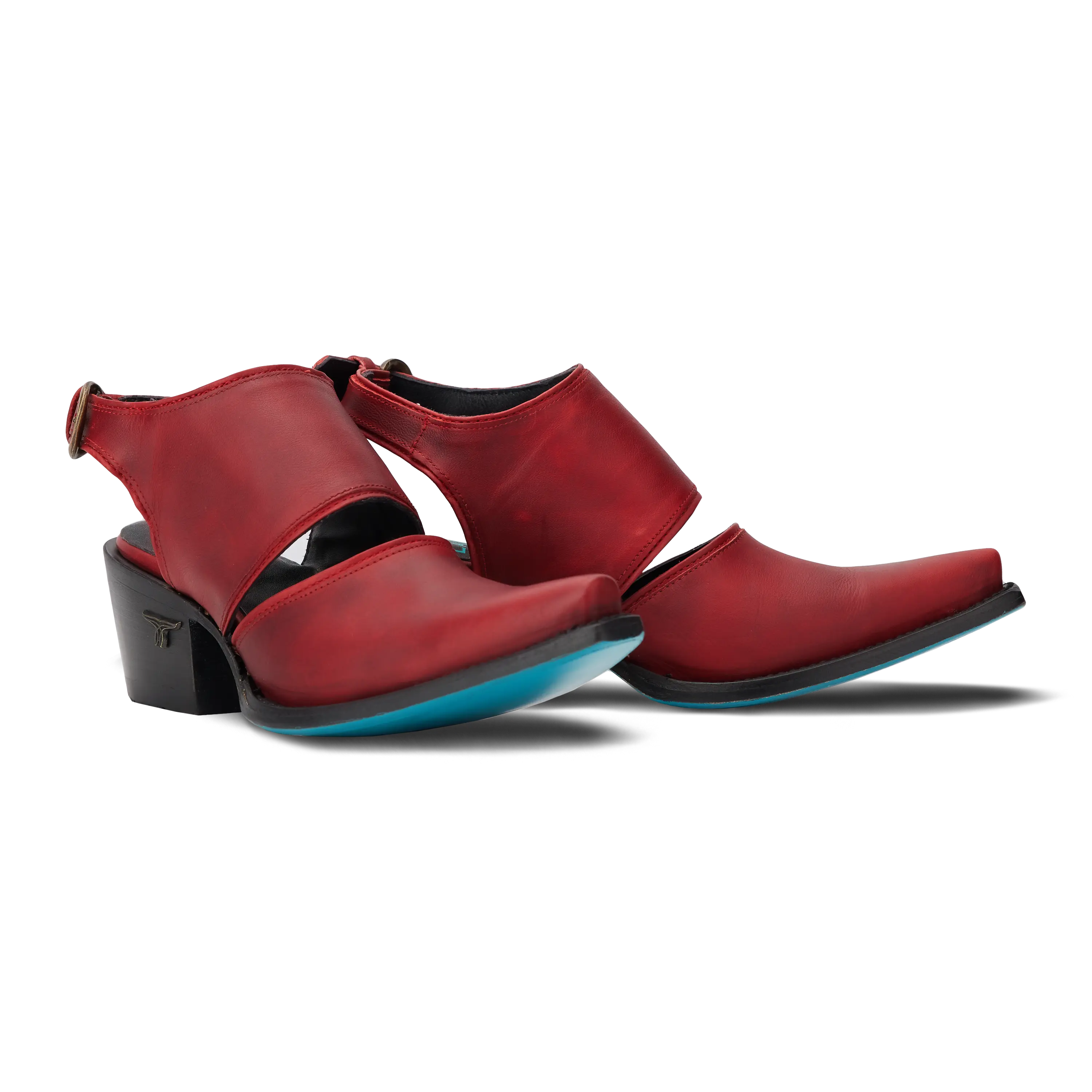 Plain Jane Slingback Mule - Smoldering Ruby