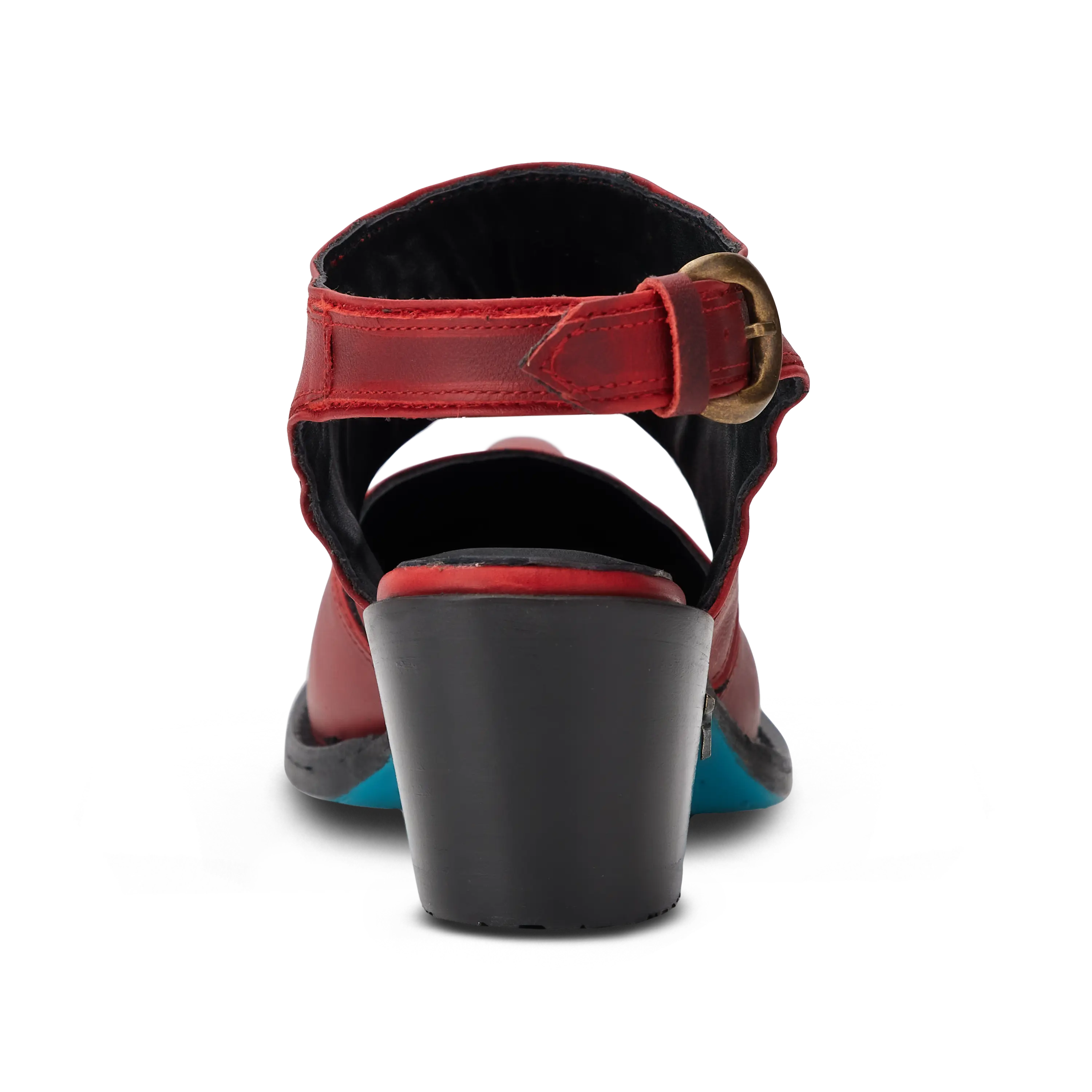 Plain Jane Slingback Mule - Smoldering Ruby