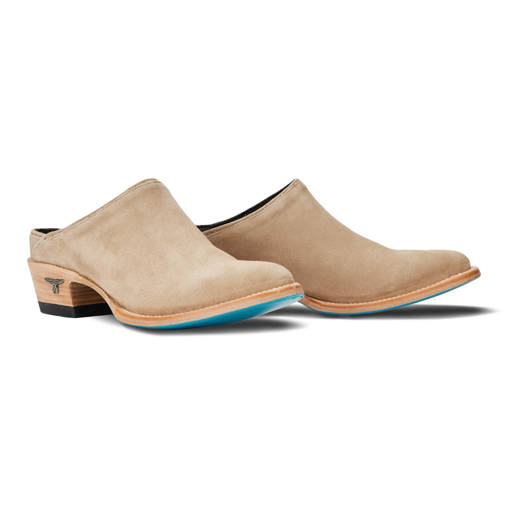 Plain Jane Mule - Latte Suede