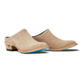 Plain Jane Mule - Latte Suede