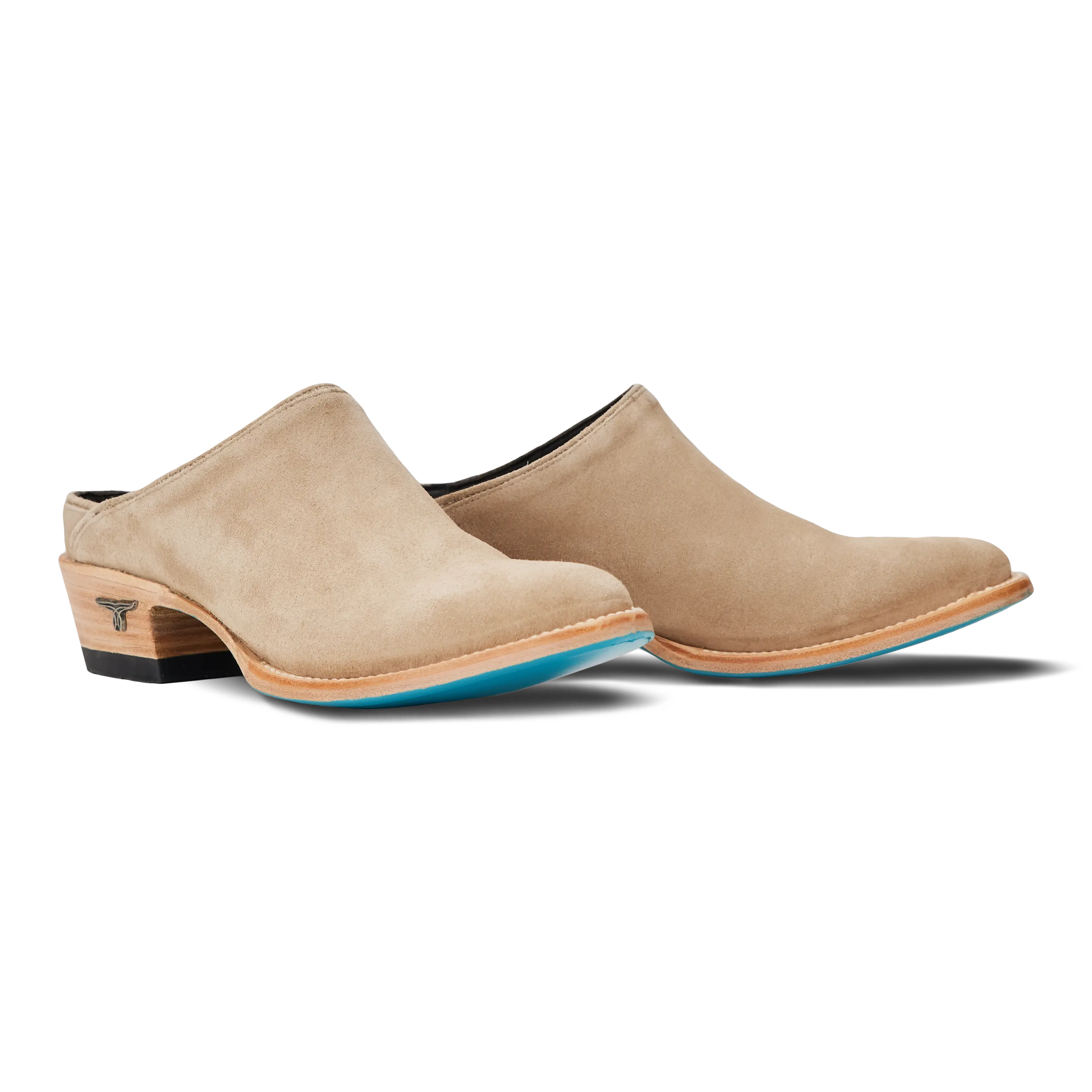 Plain Jane Mule - Latte Suede
