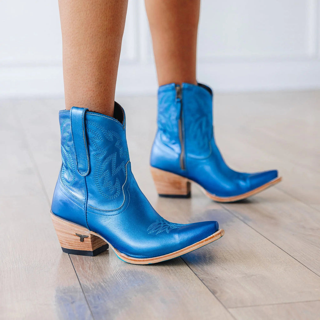 Smokeshow Bootie - Cobalt Metallic **Final Sale**
