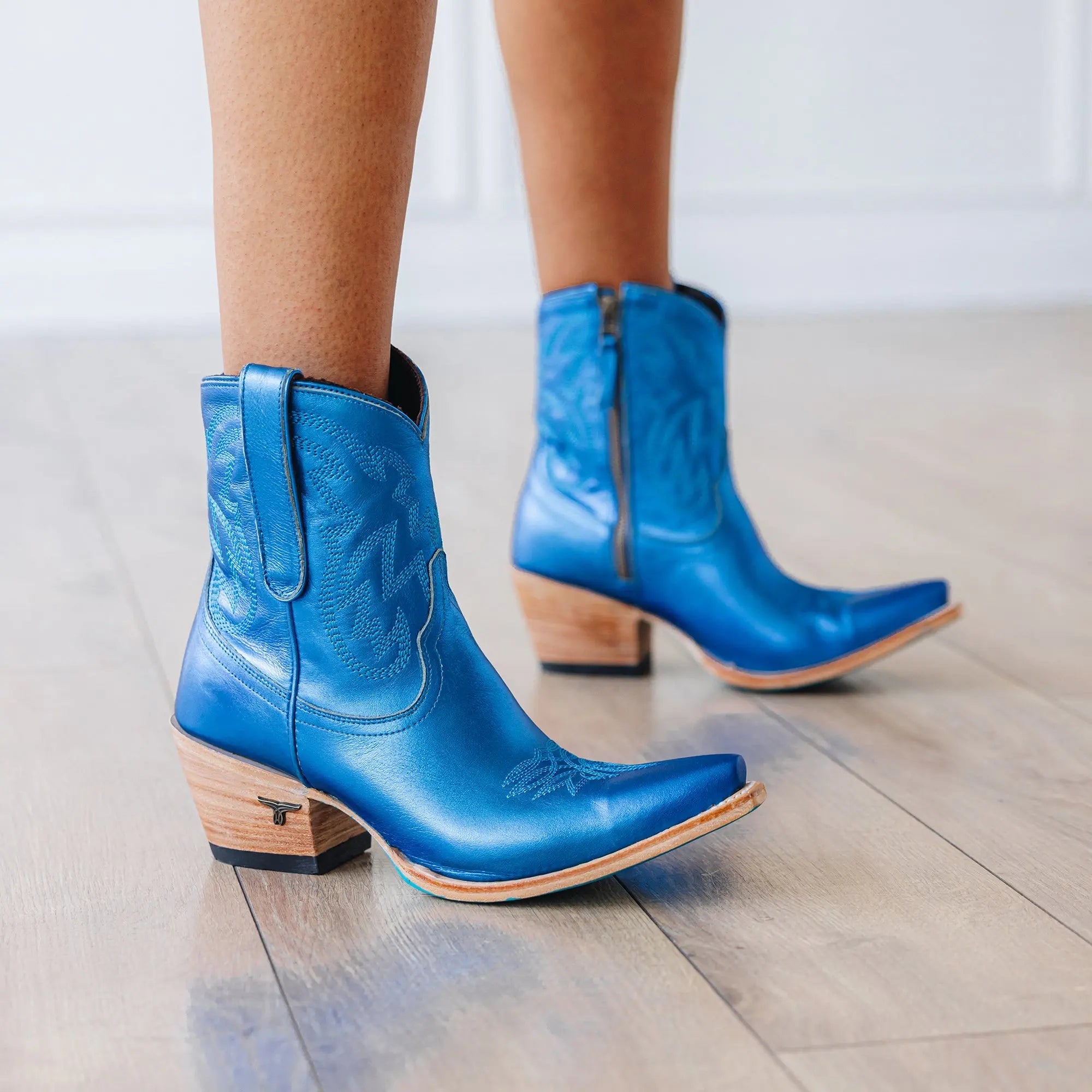 Smokeshow Bootie - Cobalt Metallic **Final Sale**
