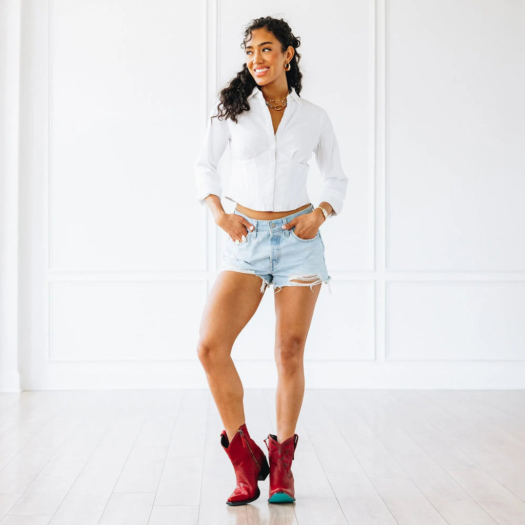 Smokeshow Bootie - Smoldering Ruby