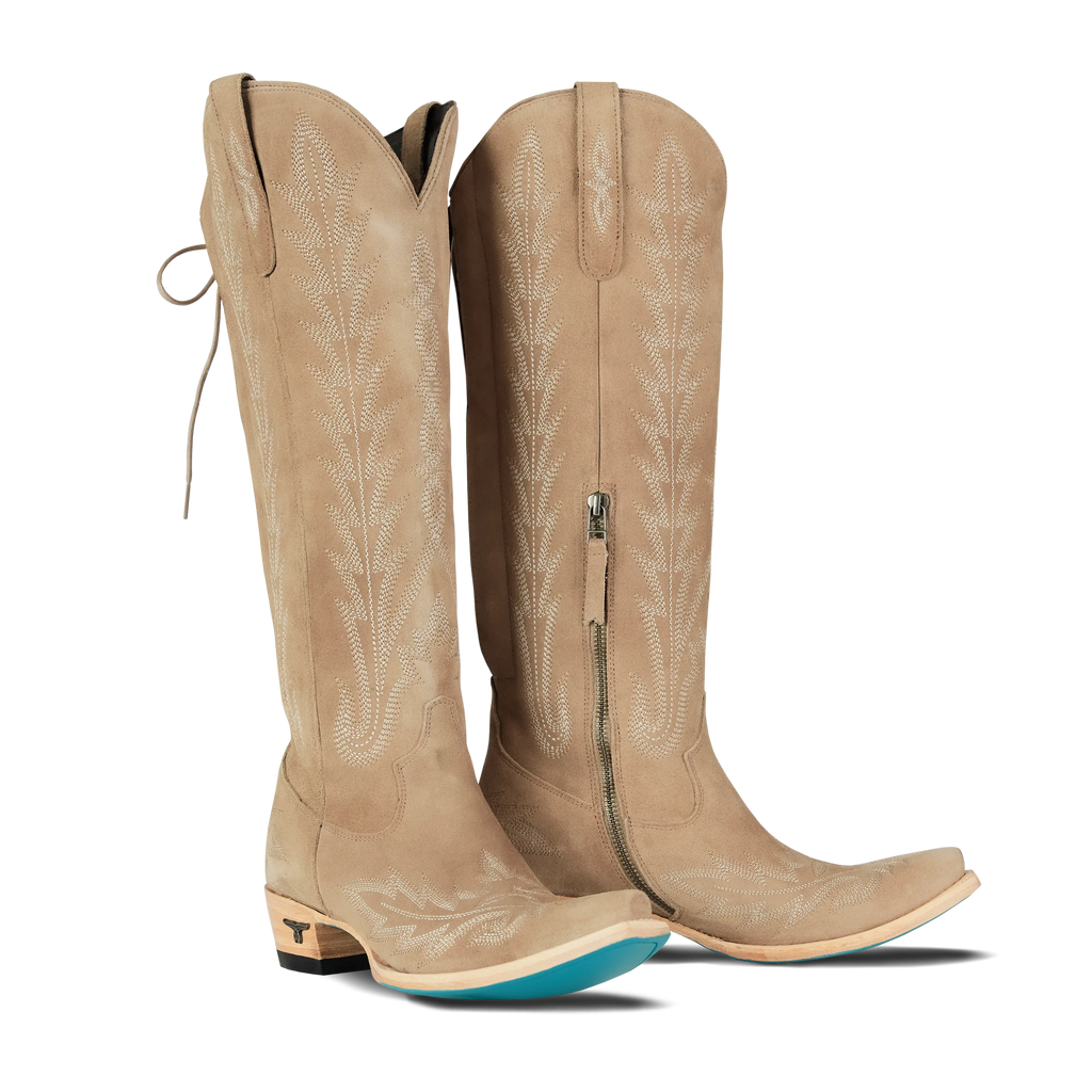 Lexington Knee High Corset - Latte Suede