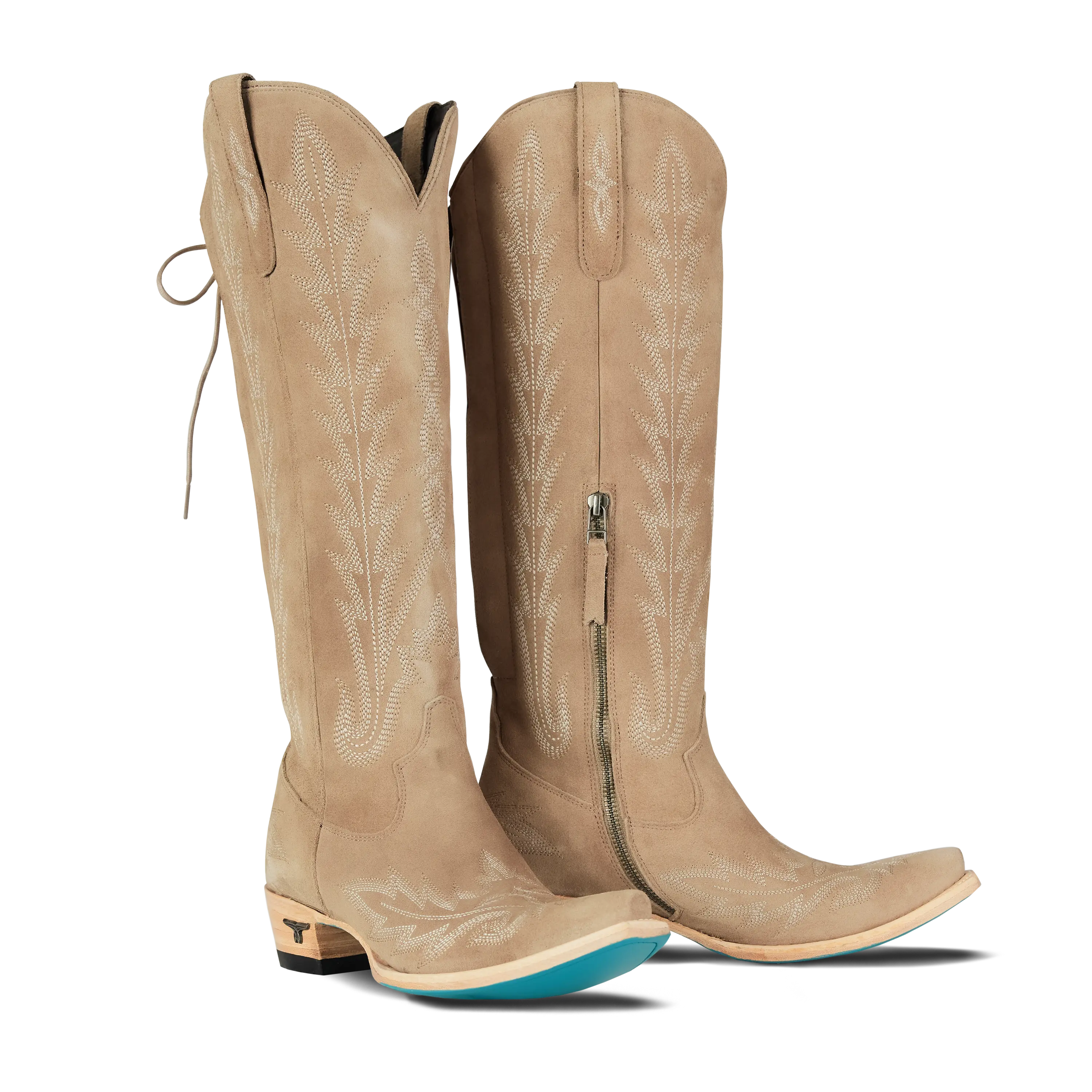 Lexington Knee High Corset - Latte Suede