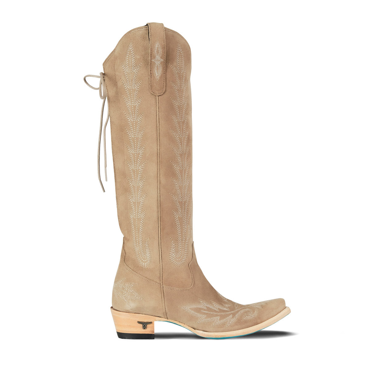 Lexington Knee High Corset - Latte Suede