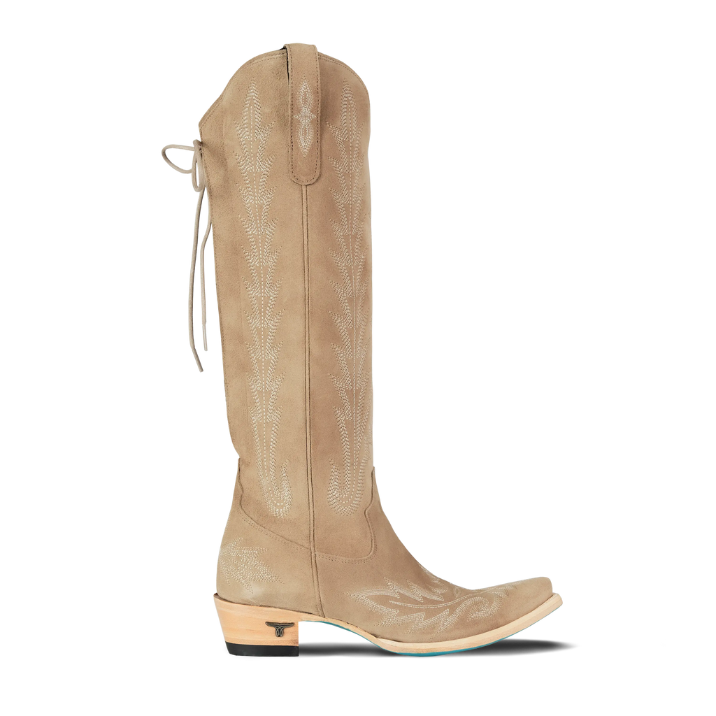 Lexington Knee High Corset - Latte Suede