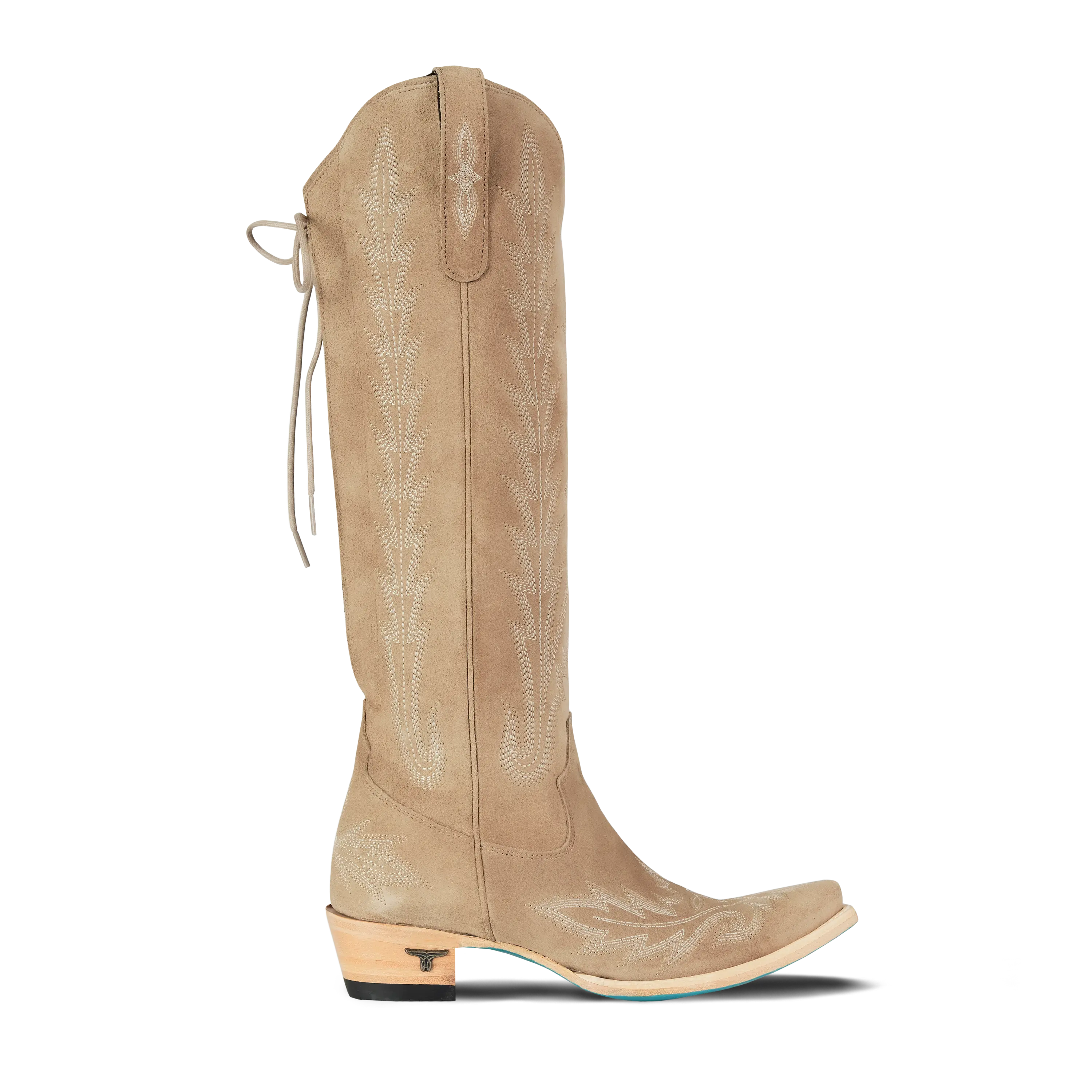 Lexington Knee High Corset - Latte Suede