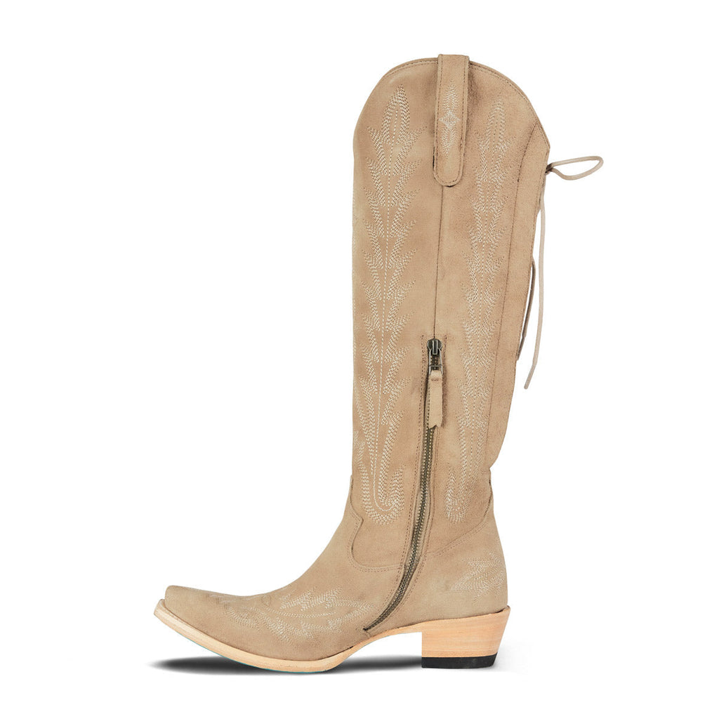 Lexington Knee High Corset - Latte Suede