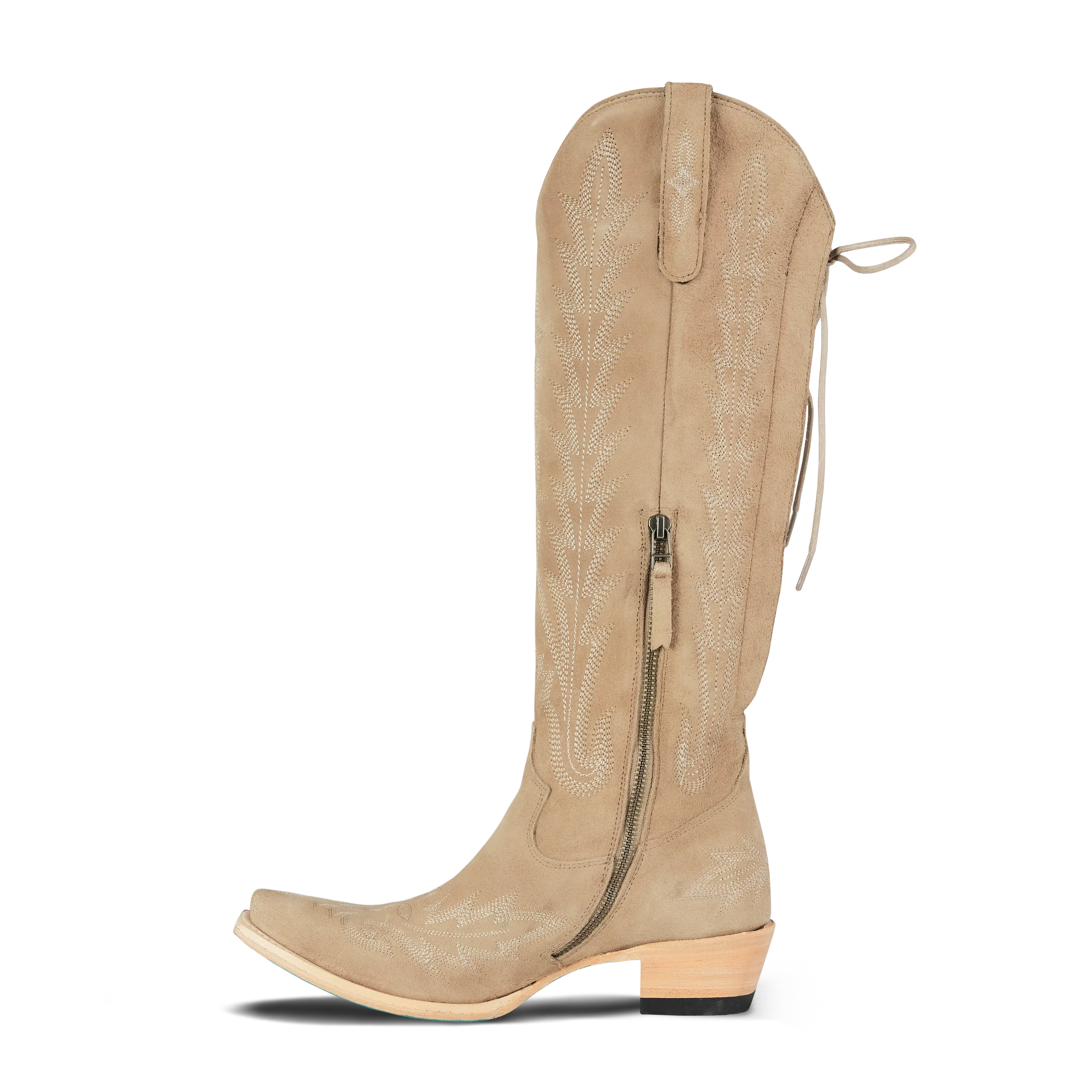 Lexington Knee High Corset - Latte Suede
