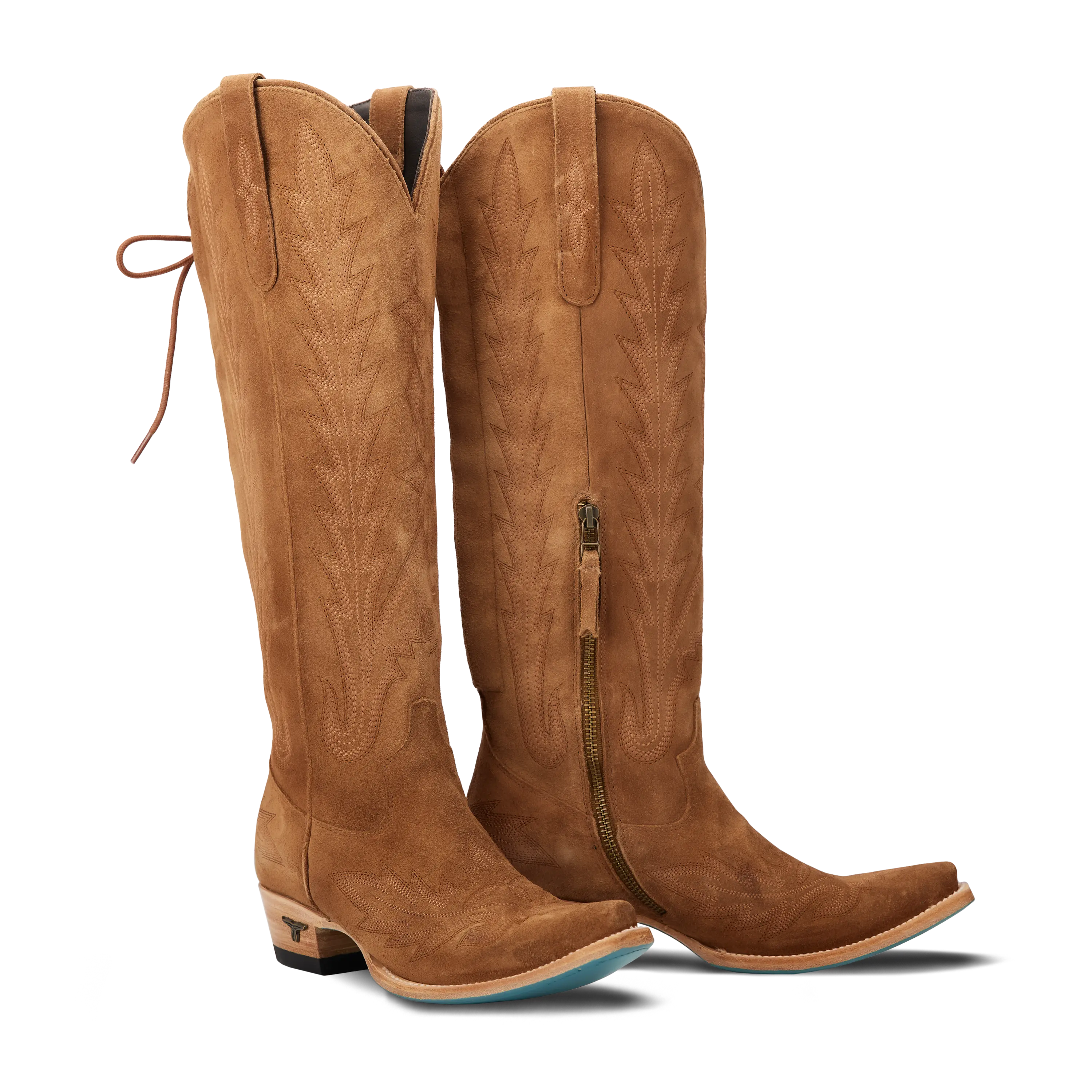 Lexington Knee High Corset - Toffee Suede