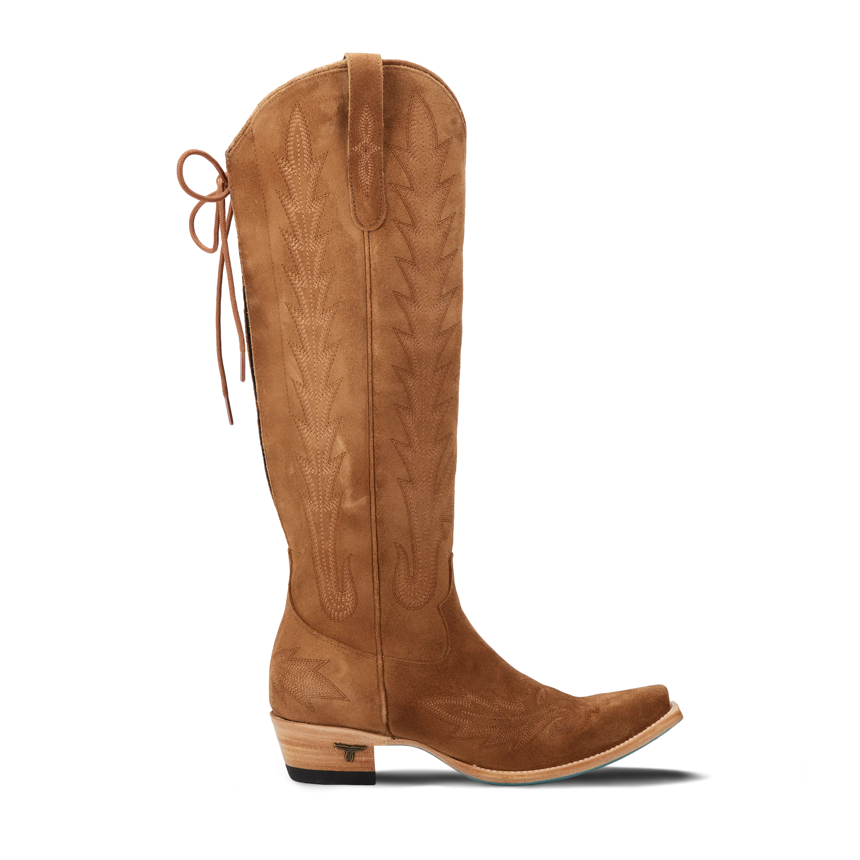 Lexington Knee High Corset - Toffee Suede