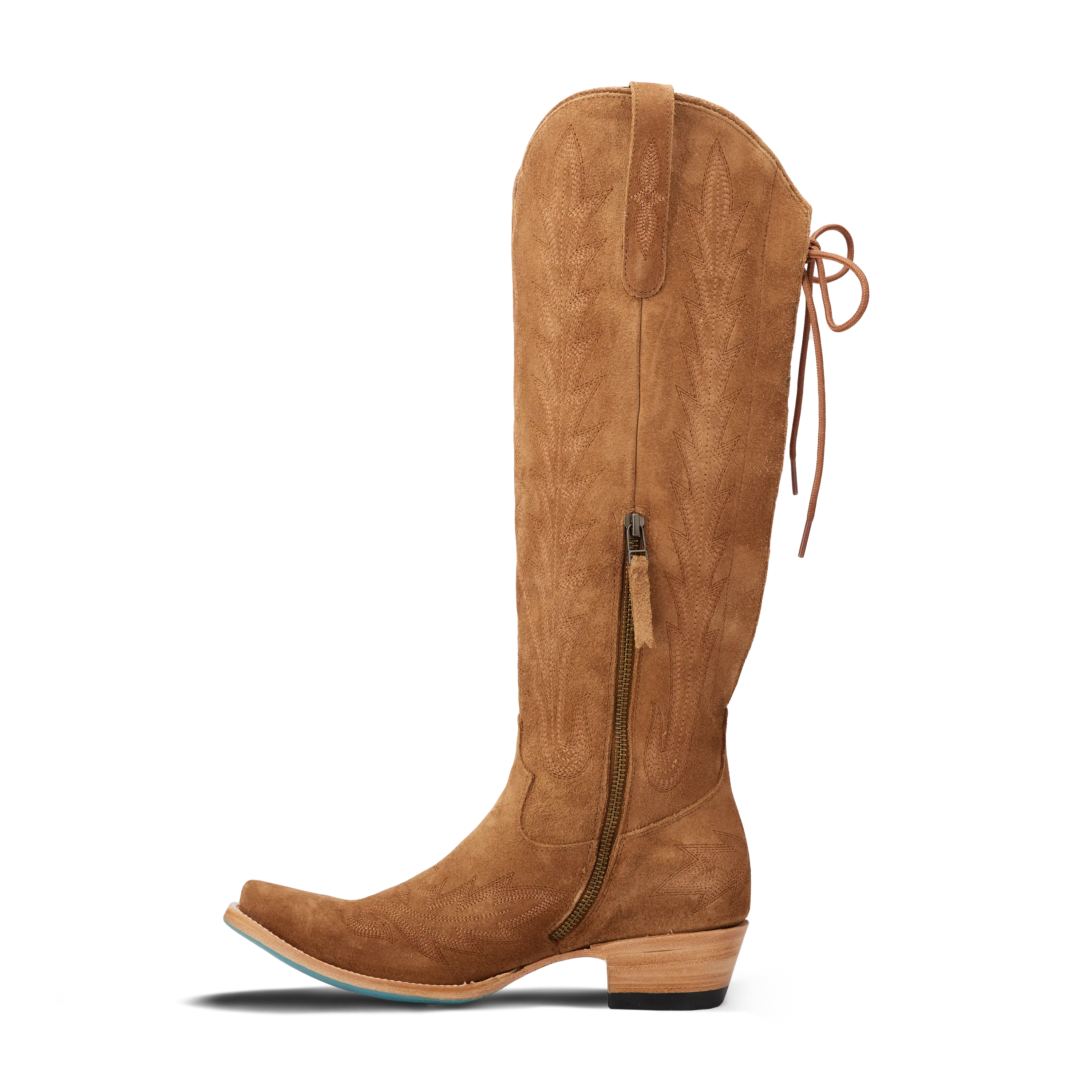 Lexington Knee High Corset - Toffee Suede
