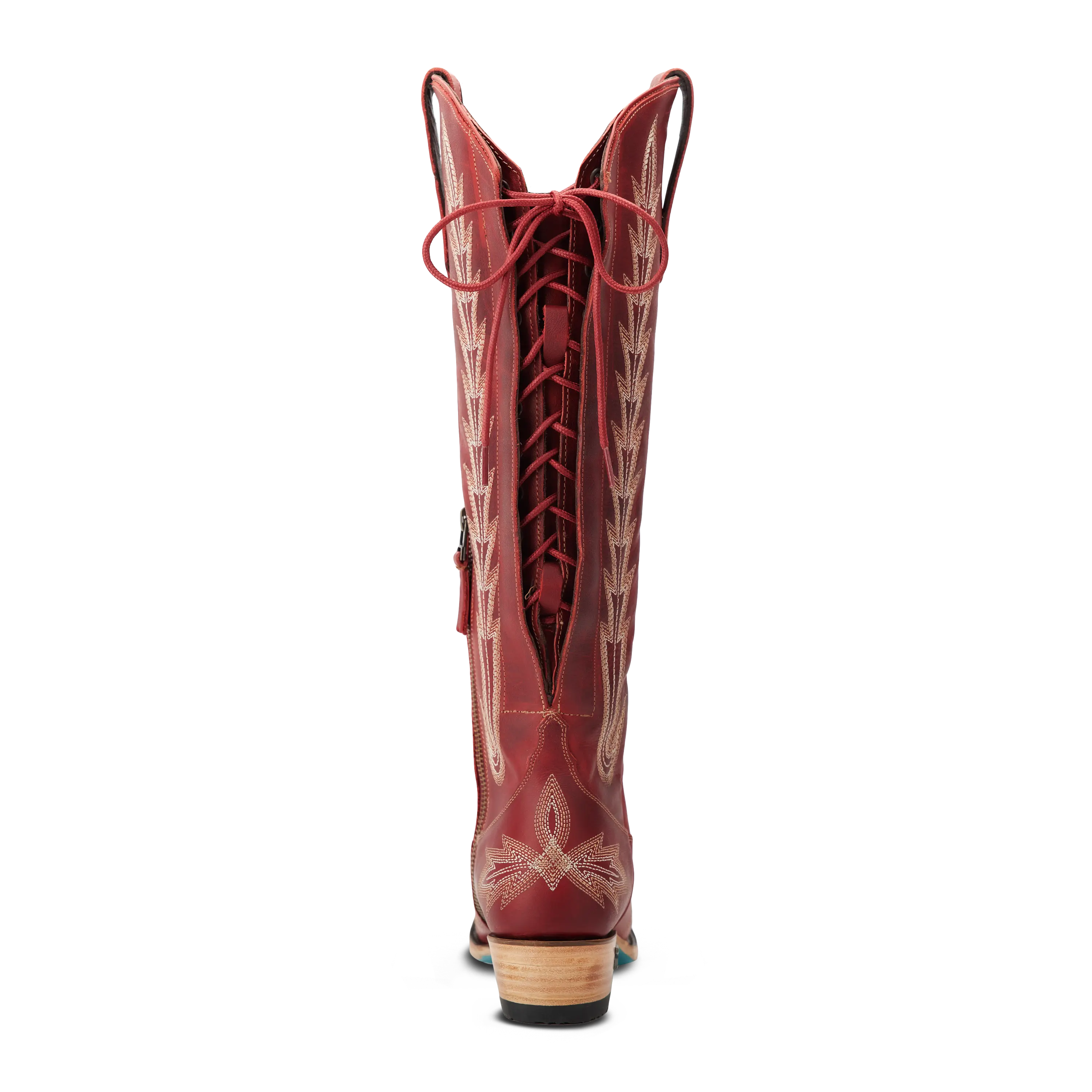 Lexington Knee High Corset - Smoldering Ruby