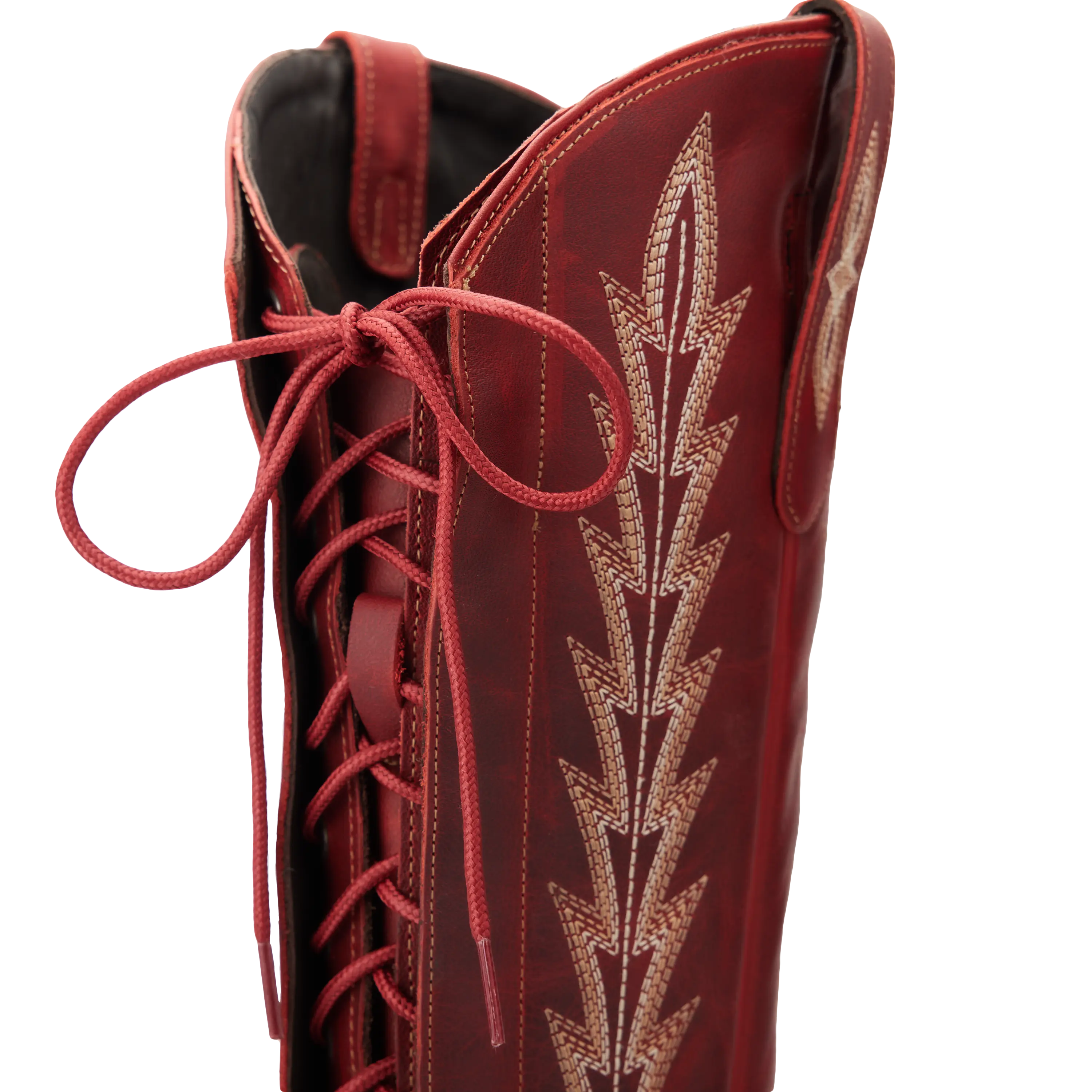 Lexington Knee High Corset - Smoldering Ruby