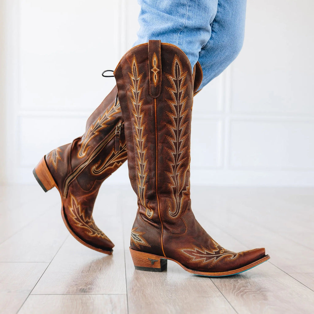 Lexington Knee High Corset - Cognac
