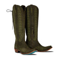 Lexington Knee High Corset - Olive Suede (Jewel of the West)