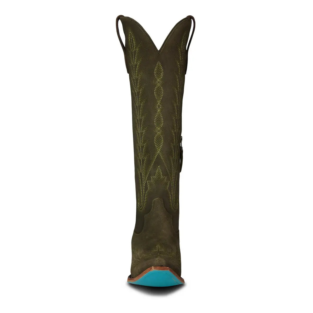 Lexington Knee High Corset - Olive Suede (Jewel of the West)