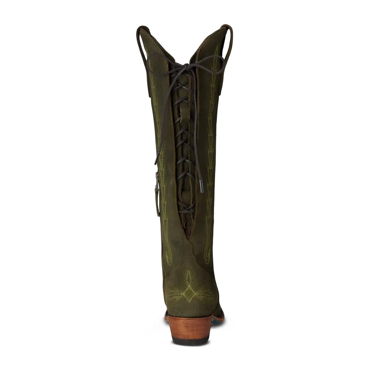 Lexington Knee High Corset - Olive Suede (Jewel of the West)