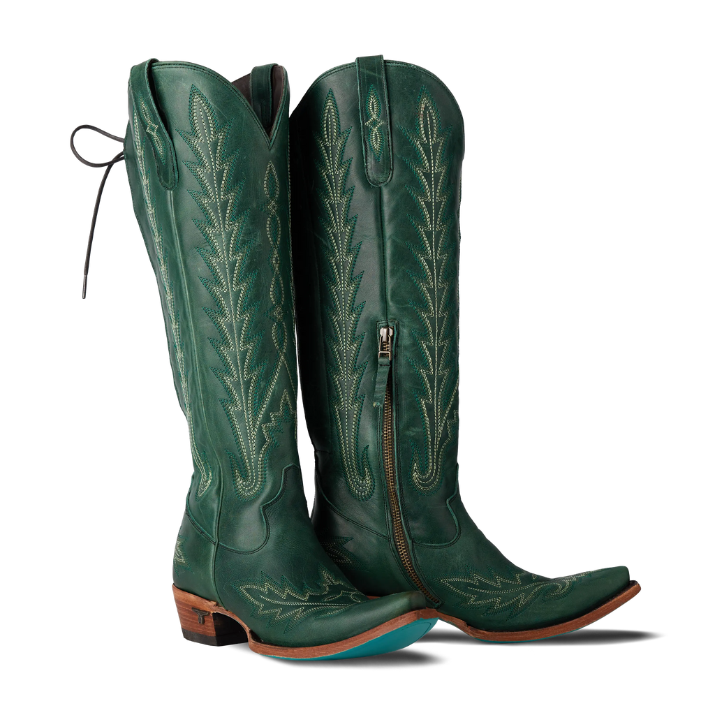 Lexington Knee High Corset - Emerald