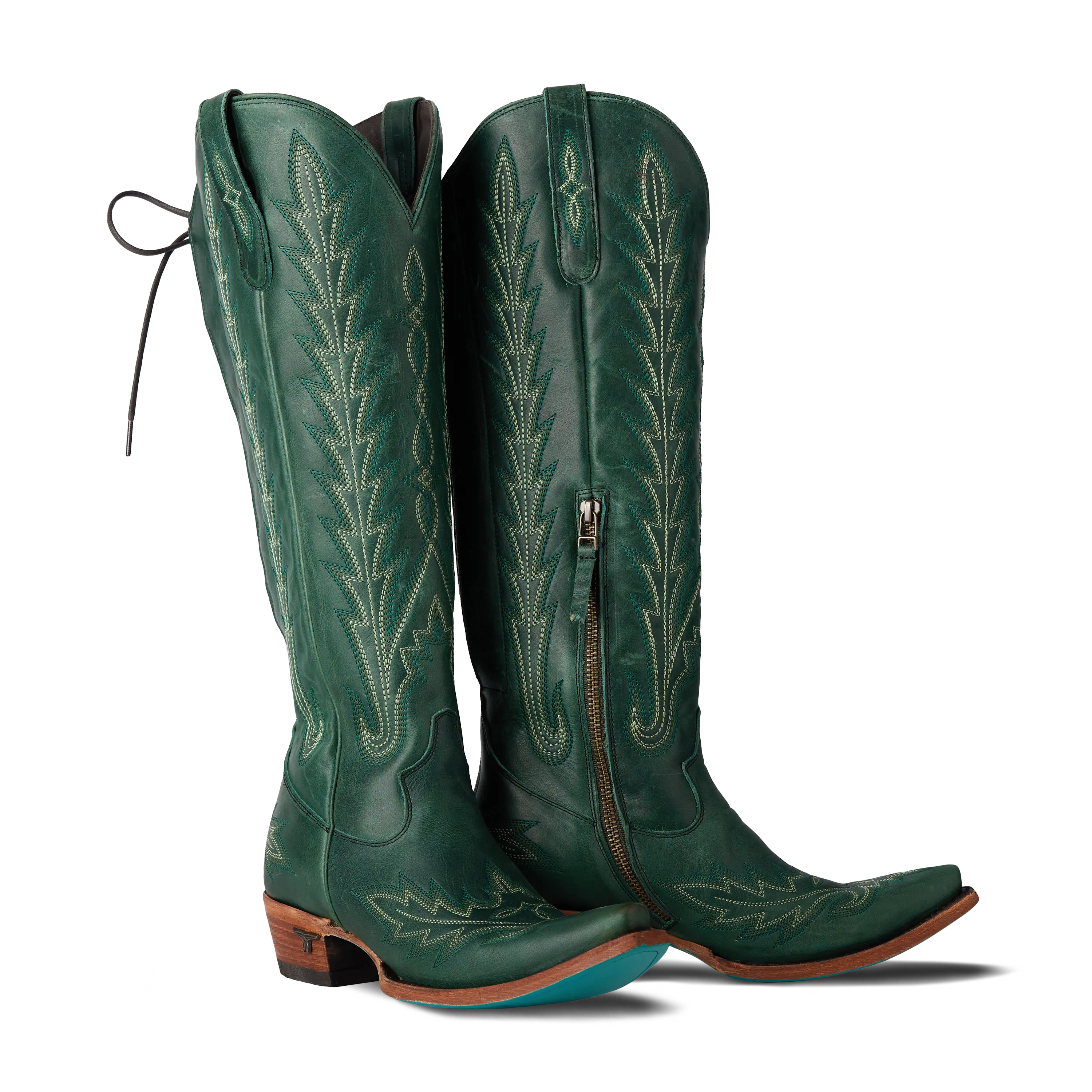 Lexington Knee High Corset - Emerald