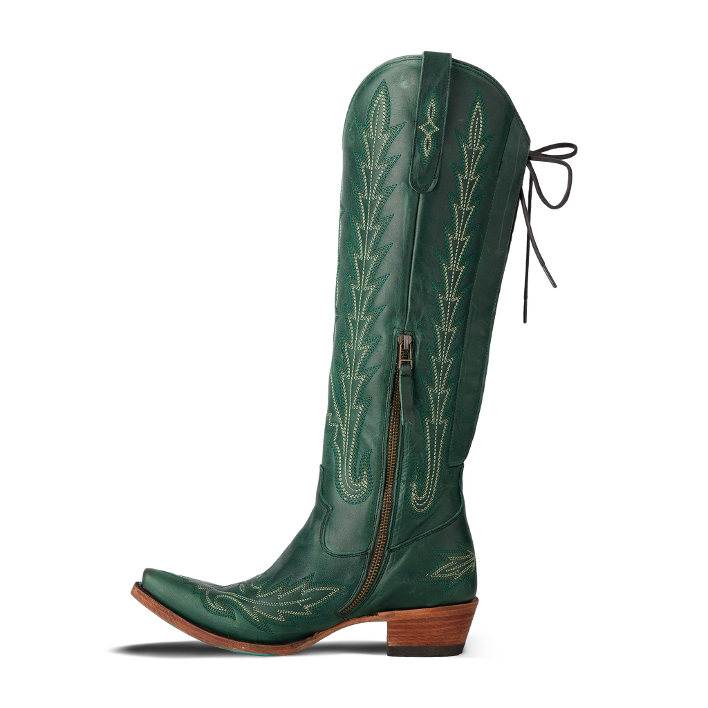 Lexington Knee High Corset - Emerald