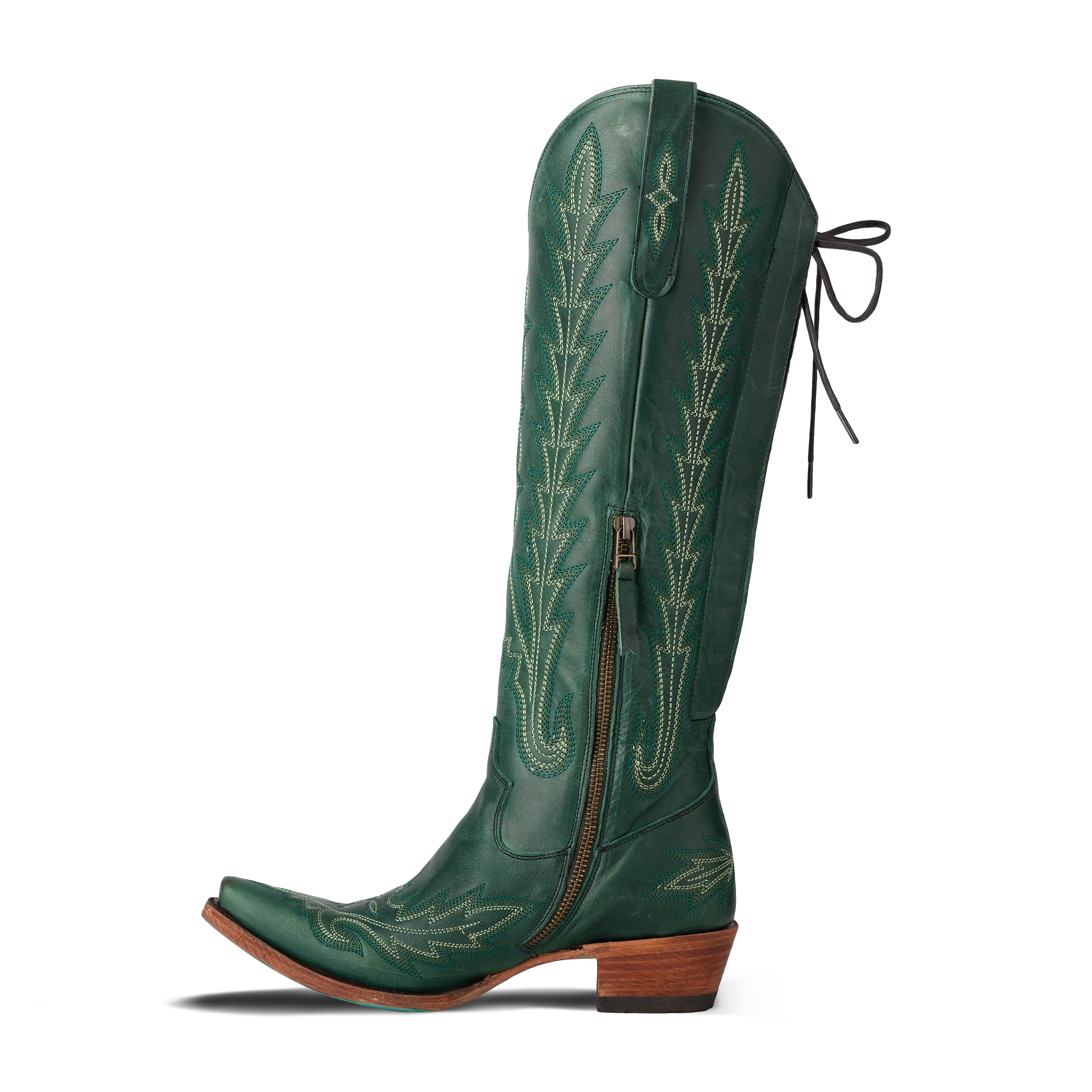 Lexington Knee High Corset - Emerald