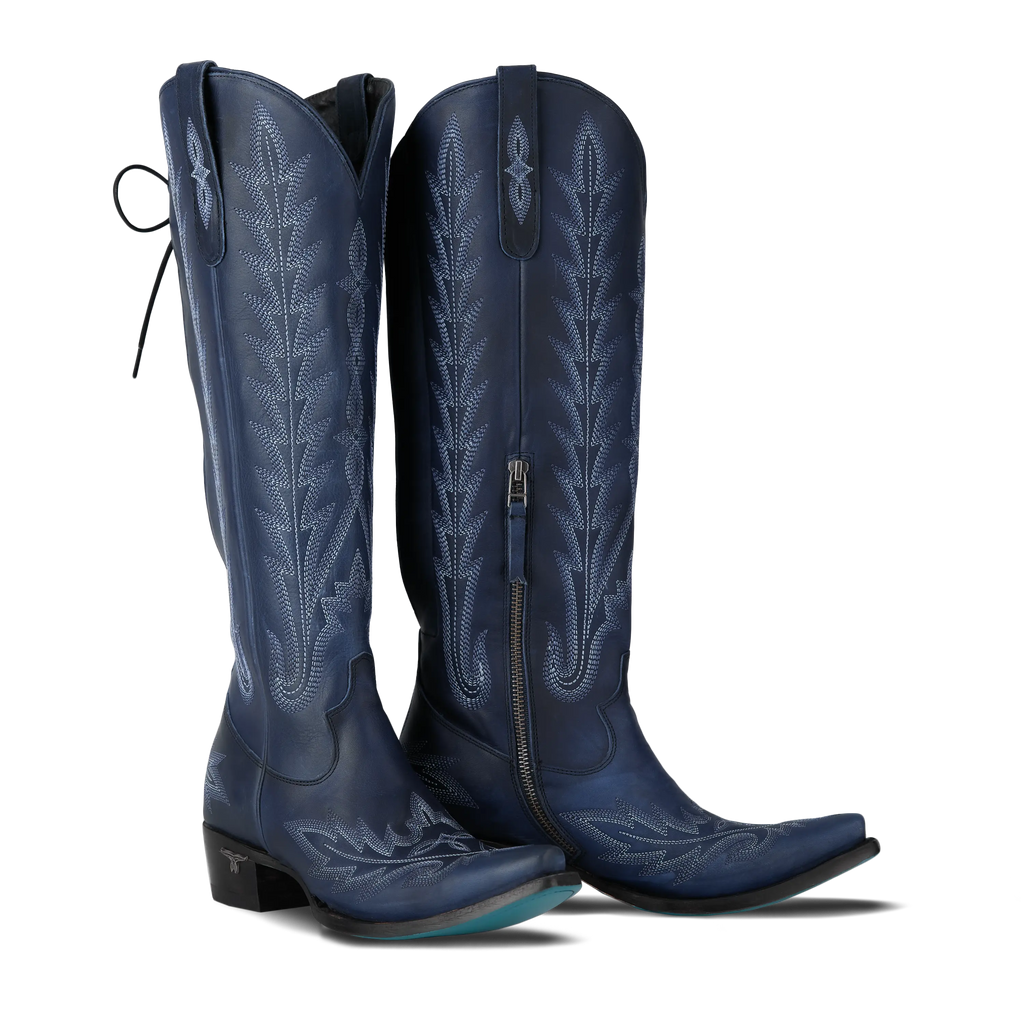 Lexington Knee High Corset - Midnight Navy