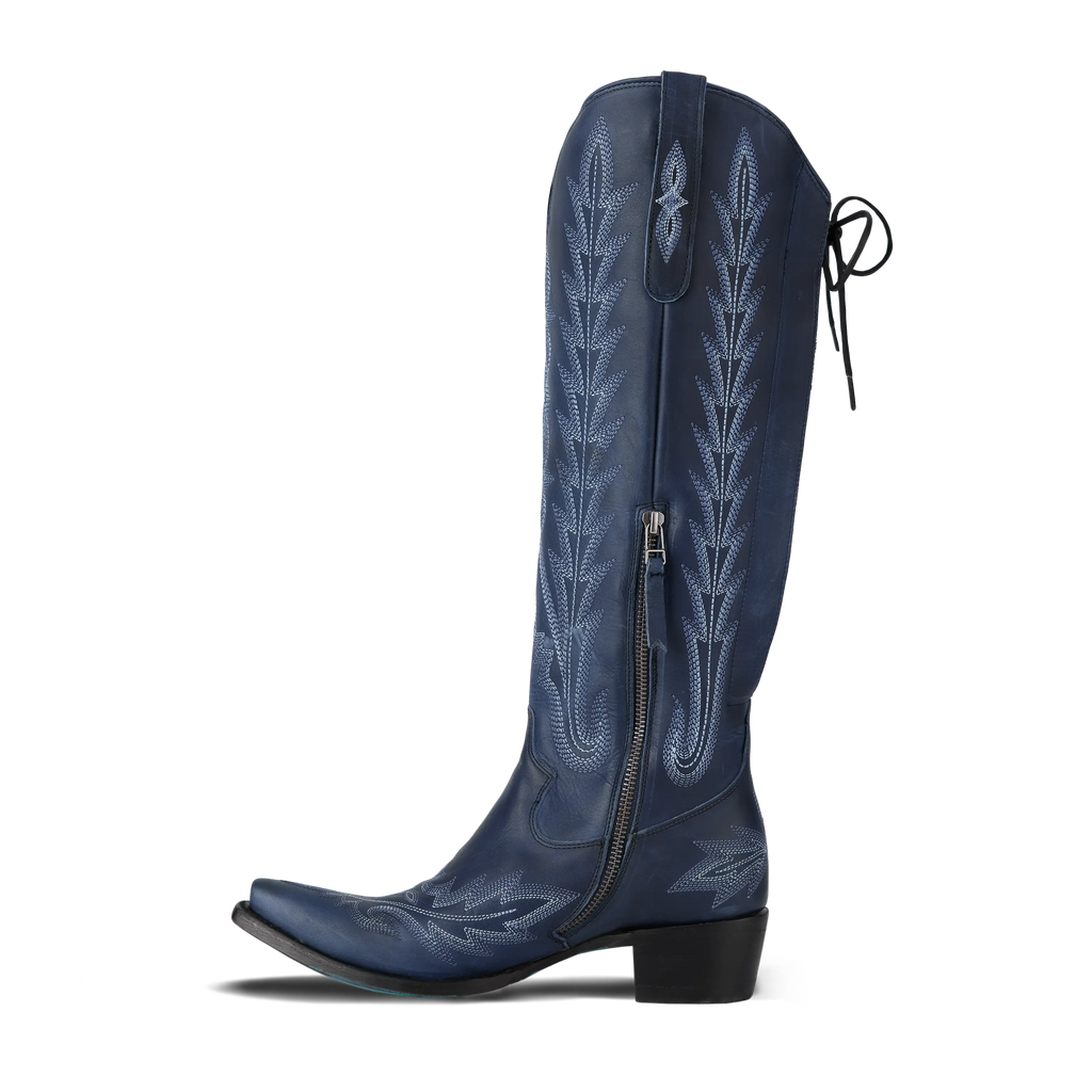 Lexington Knee High Corset - Midnight Navy