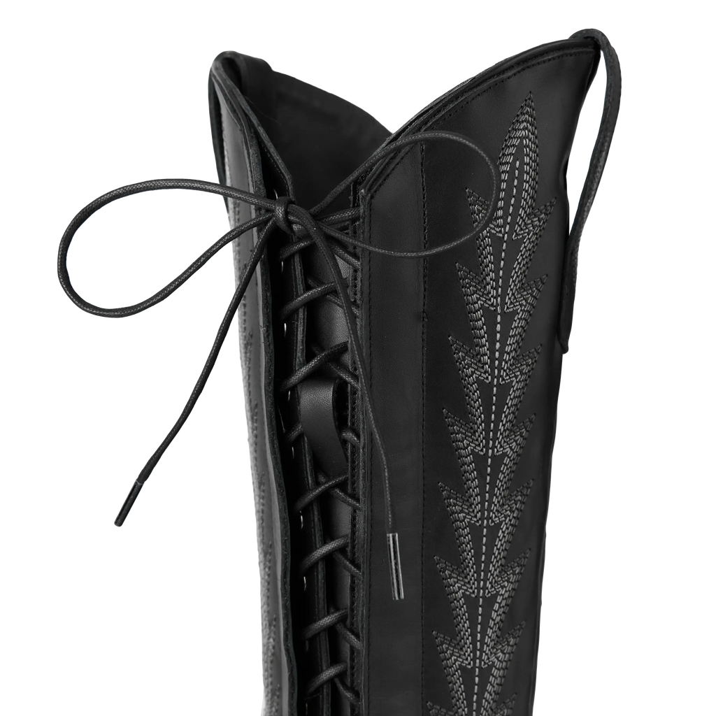 Lexington Knee High Corset - Jet Black