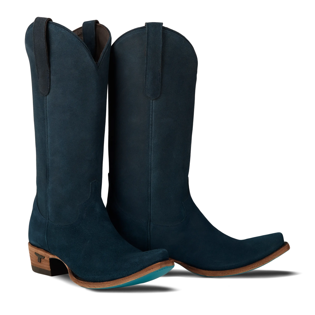 Emma Jane Boot - Navy Suede