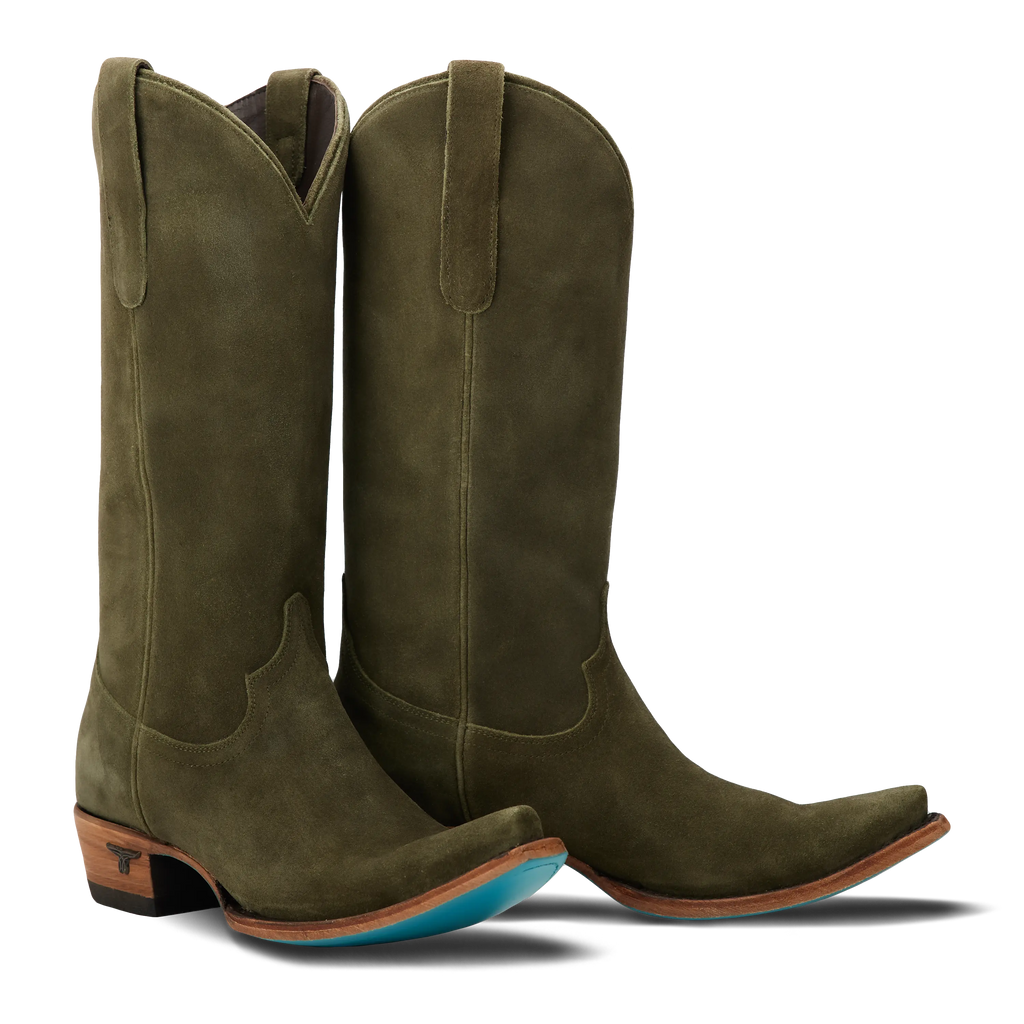 Emma Jane Boot - Olive Suede