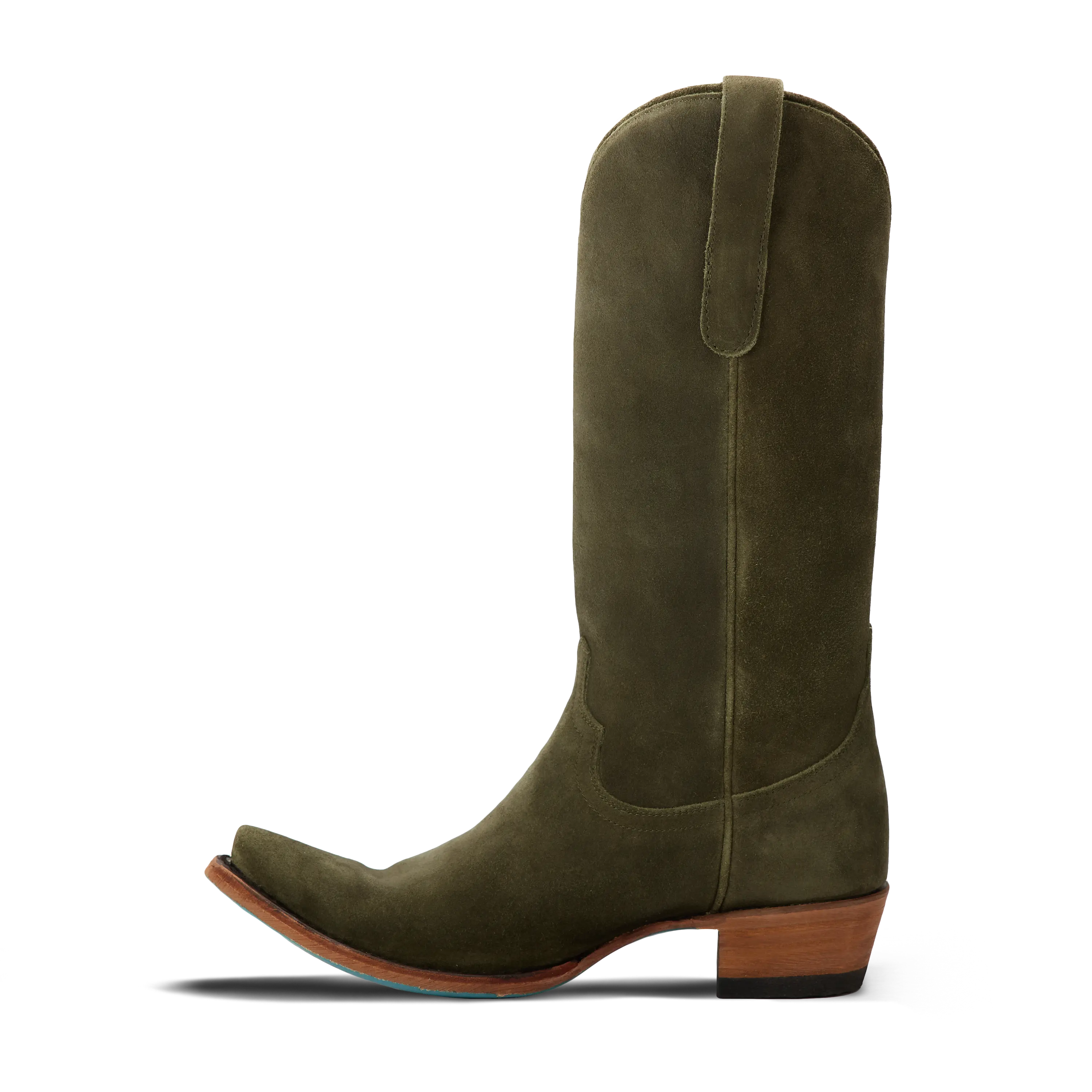 Emma Jane Boot - Olive Suede