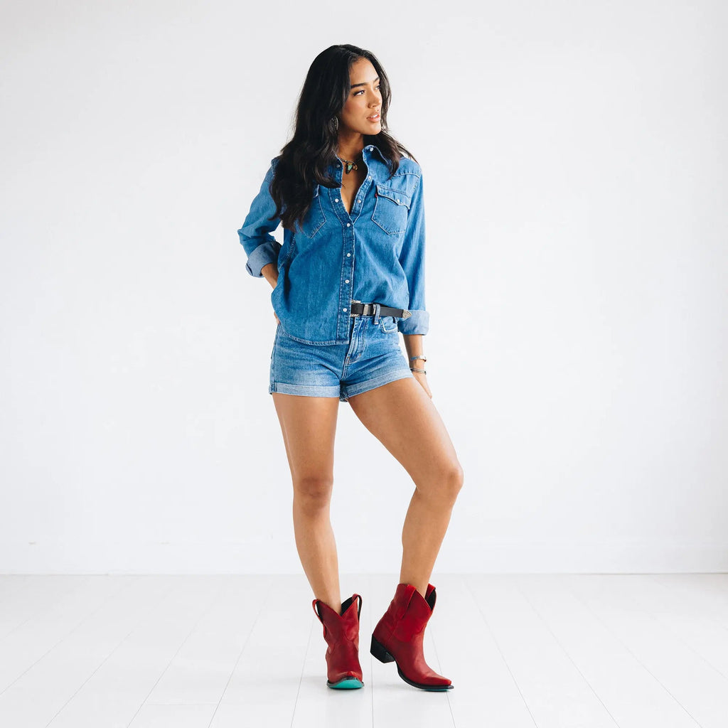 Emma Jane Bootie - Smoldering Ruby