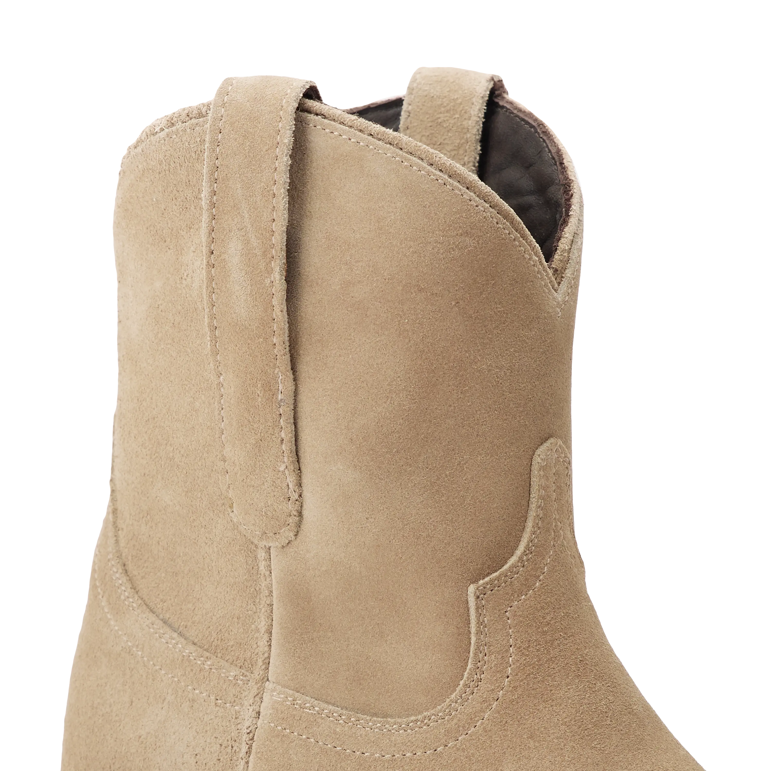 Emma Jane Bootie - Latte Suede