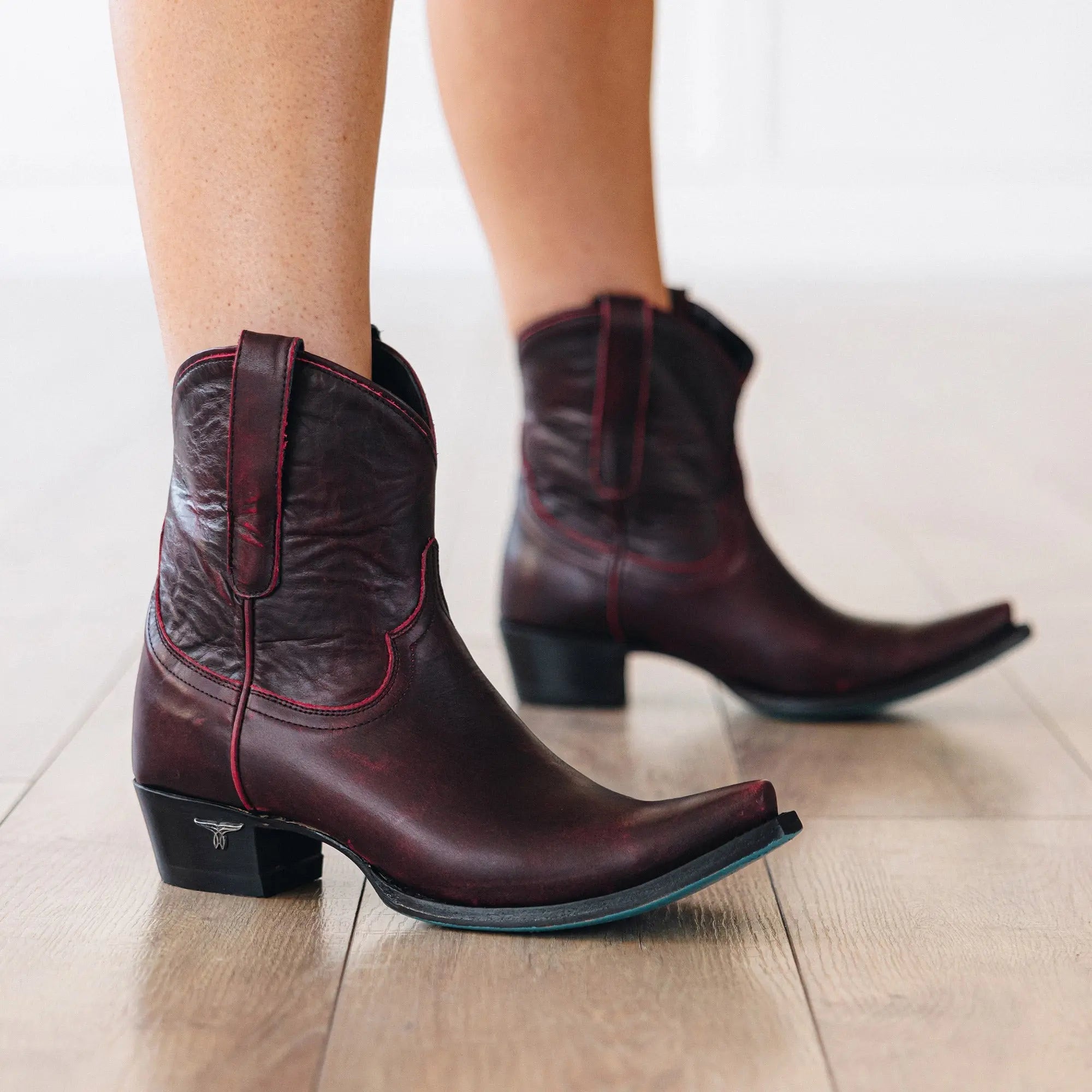 Emma Jane Bootie - Black Cherry
