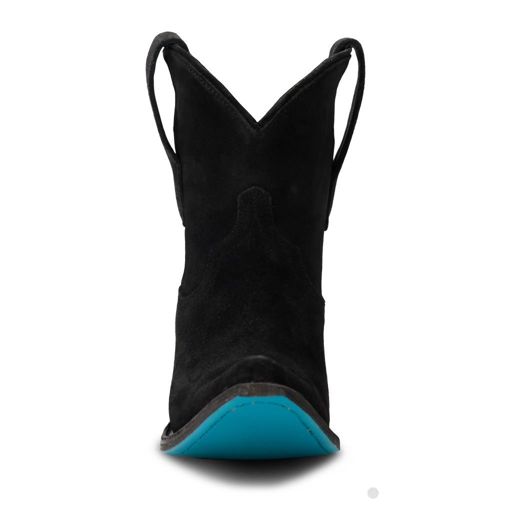 Emma Jane Bootie - Soft Black Suede