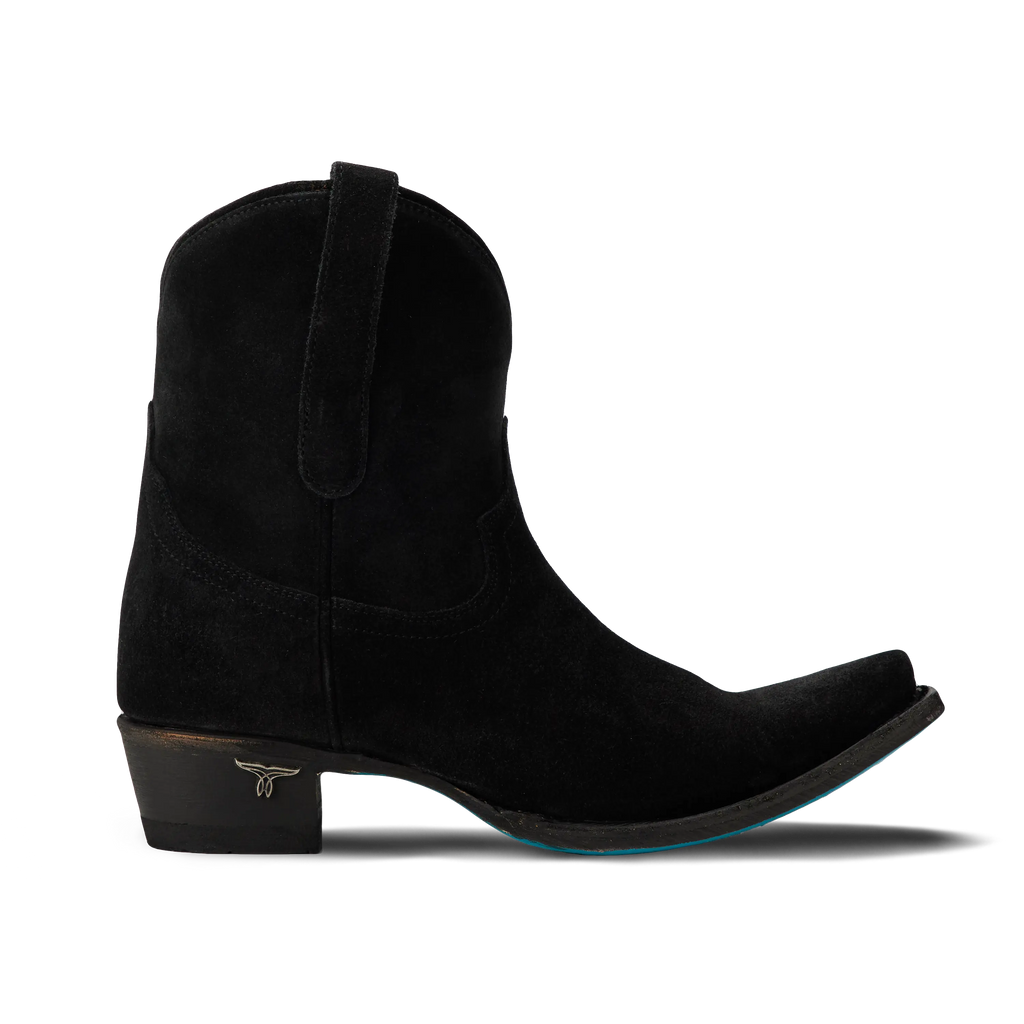 Emma Jane Bootie - Soft Black Suede