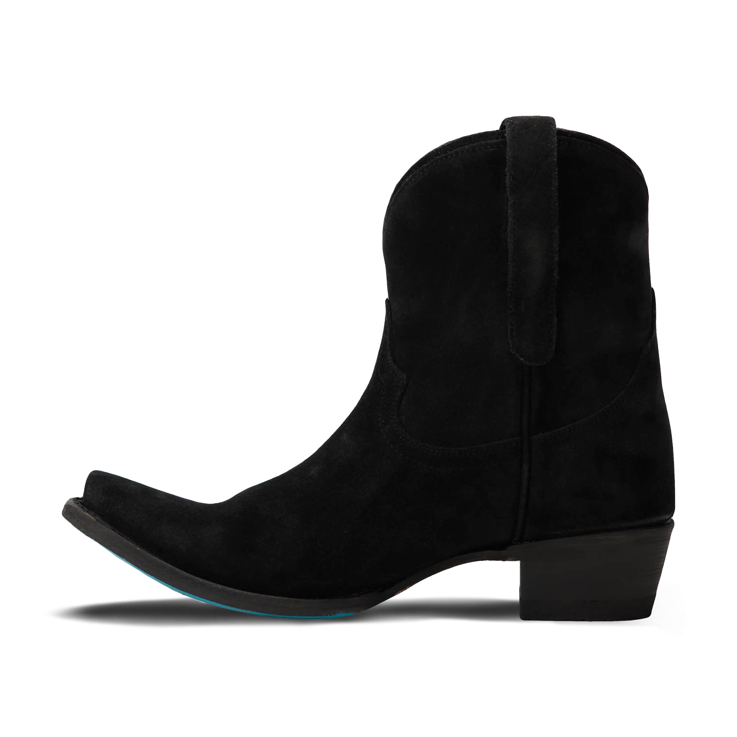 Emma Jane Bootie - Soft Black Suede