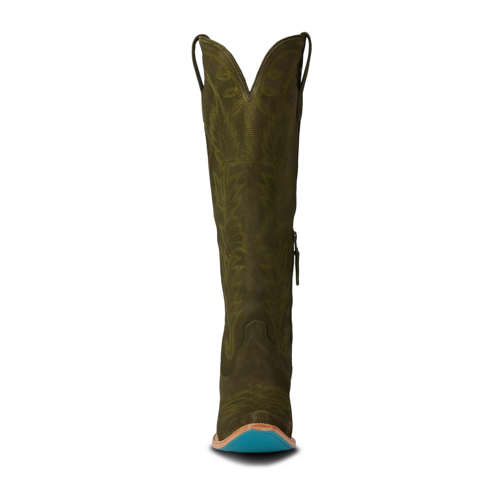 Sandaga Knee High - Olive Suede