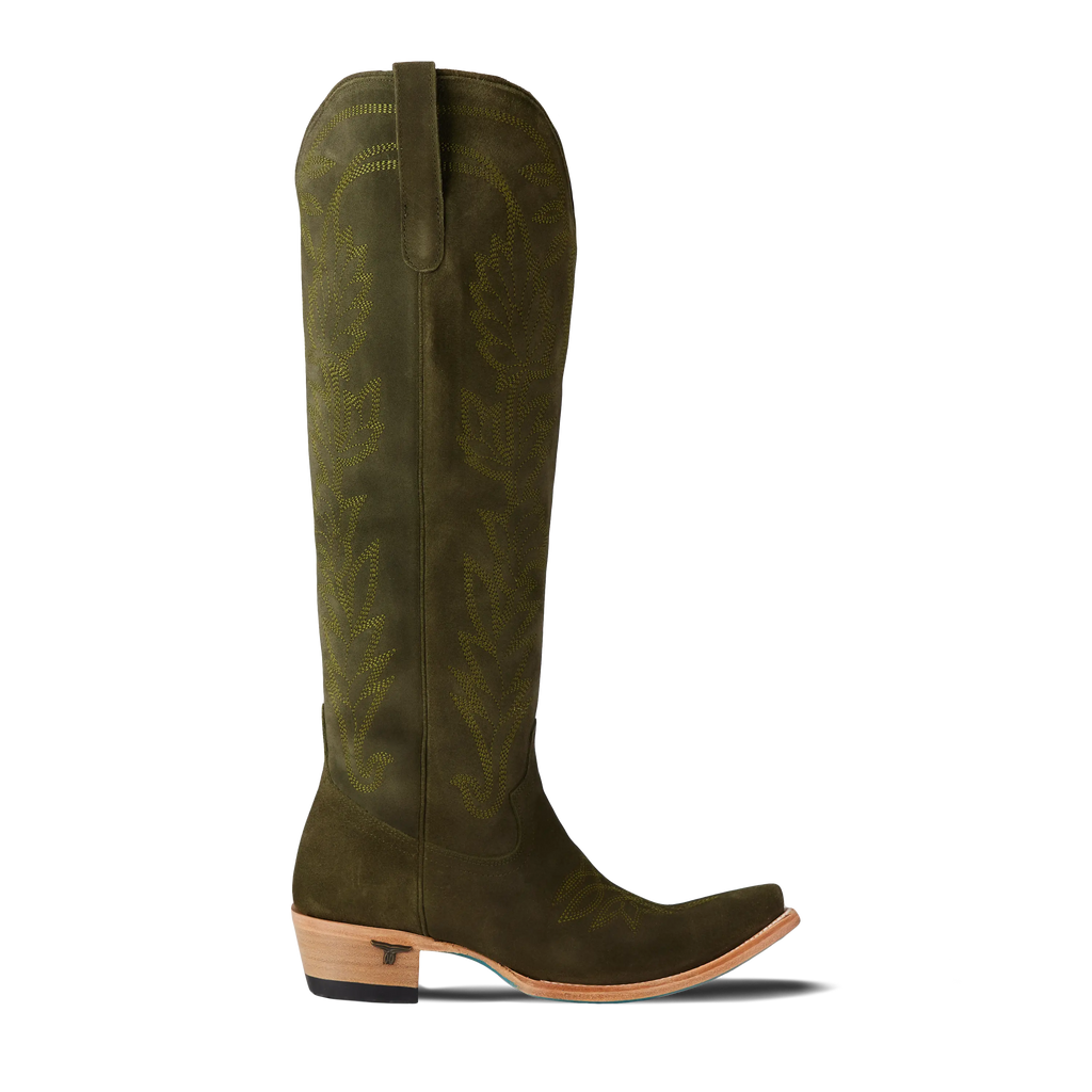 Sandaga Knee High - Olive Suede